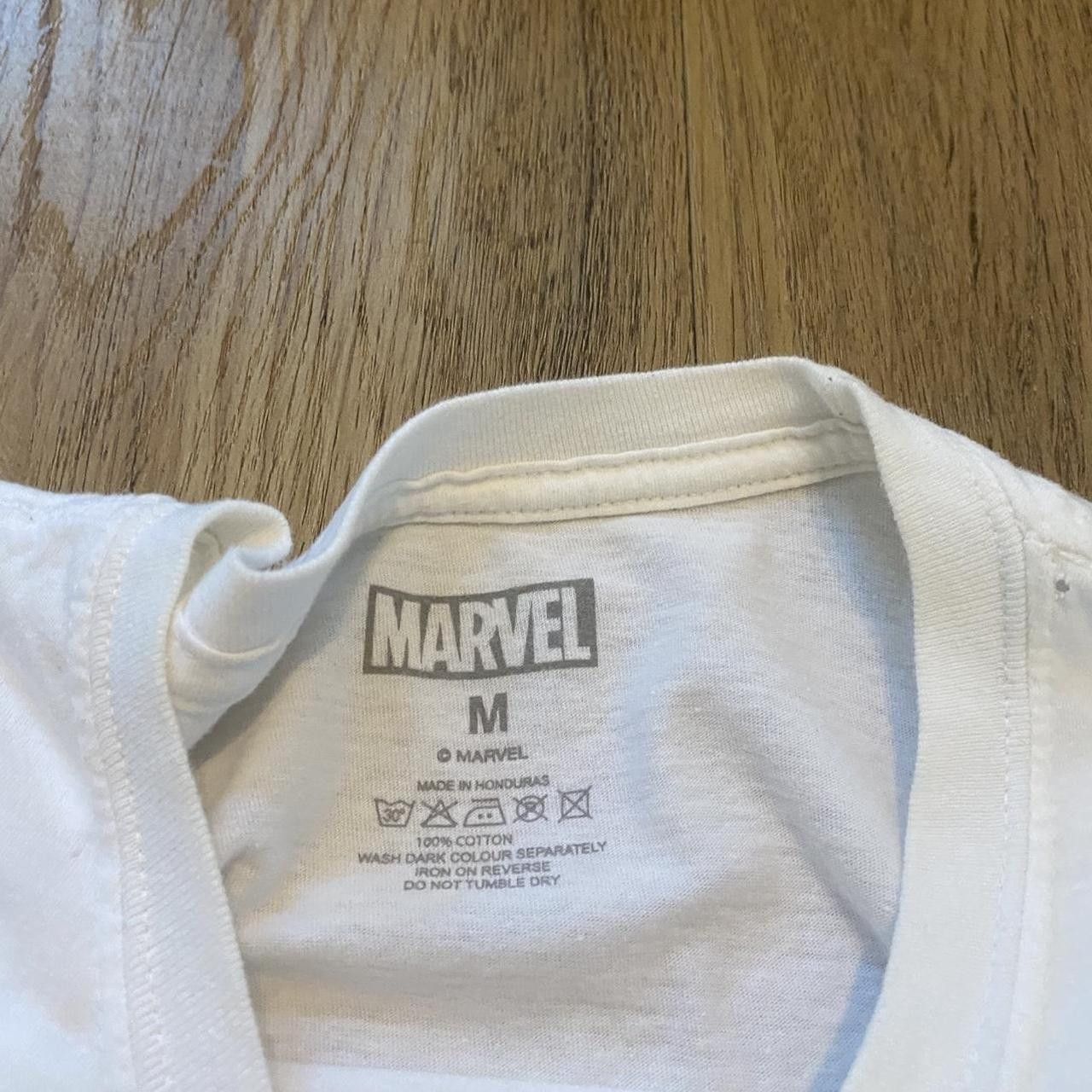 Marvel Comics White Marvel graphic tee with Iron Man, Size US M / EU 48-50 / 2 - 4 Thumbnail