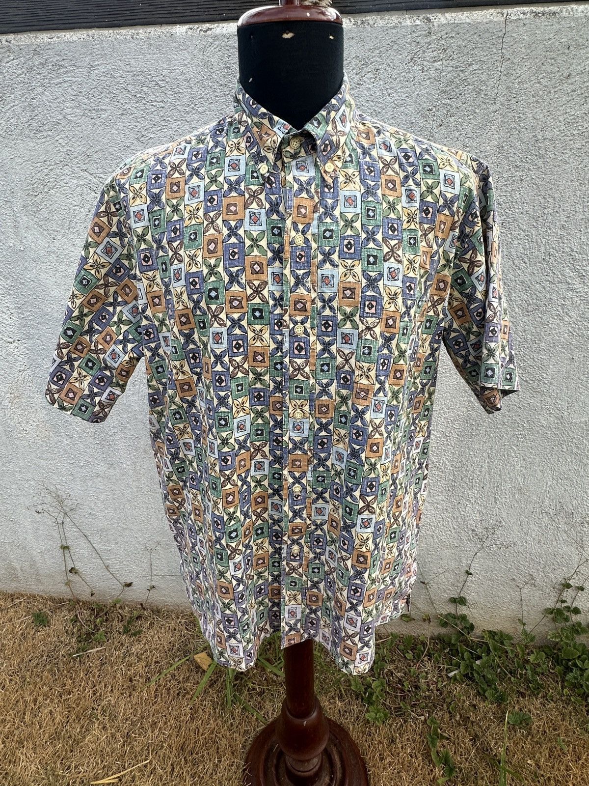 Reyn Spooner PreOwned Reyn Spooner Classic Fit Hawaiian Print Men's Large Size US L / EU 52-54 / 3 - 1 Thumbnail