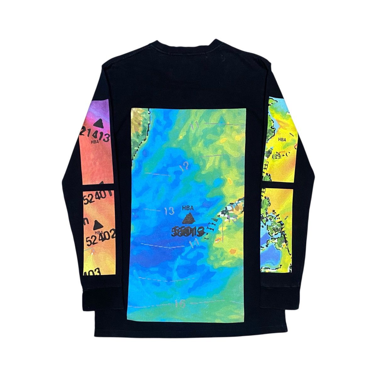 Hood By Air Hood By Air Shayne Oliver Thermal Weather Heat Map T Shirt Size US M / EU 48-50 / 2 - 2 Thumbnail