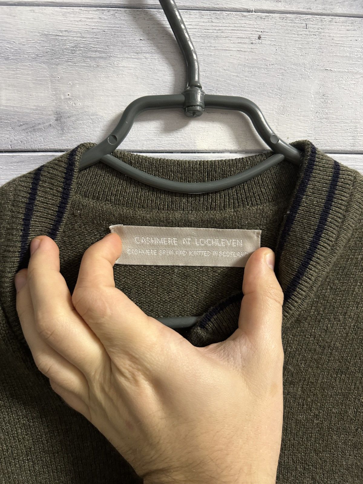 Other Rare Zip Sweater 100% Cashmere At Lochleven Luxury Lampo Size US M / EU 48-50 / 2 - 8 Thumbnail