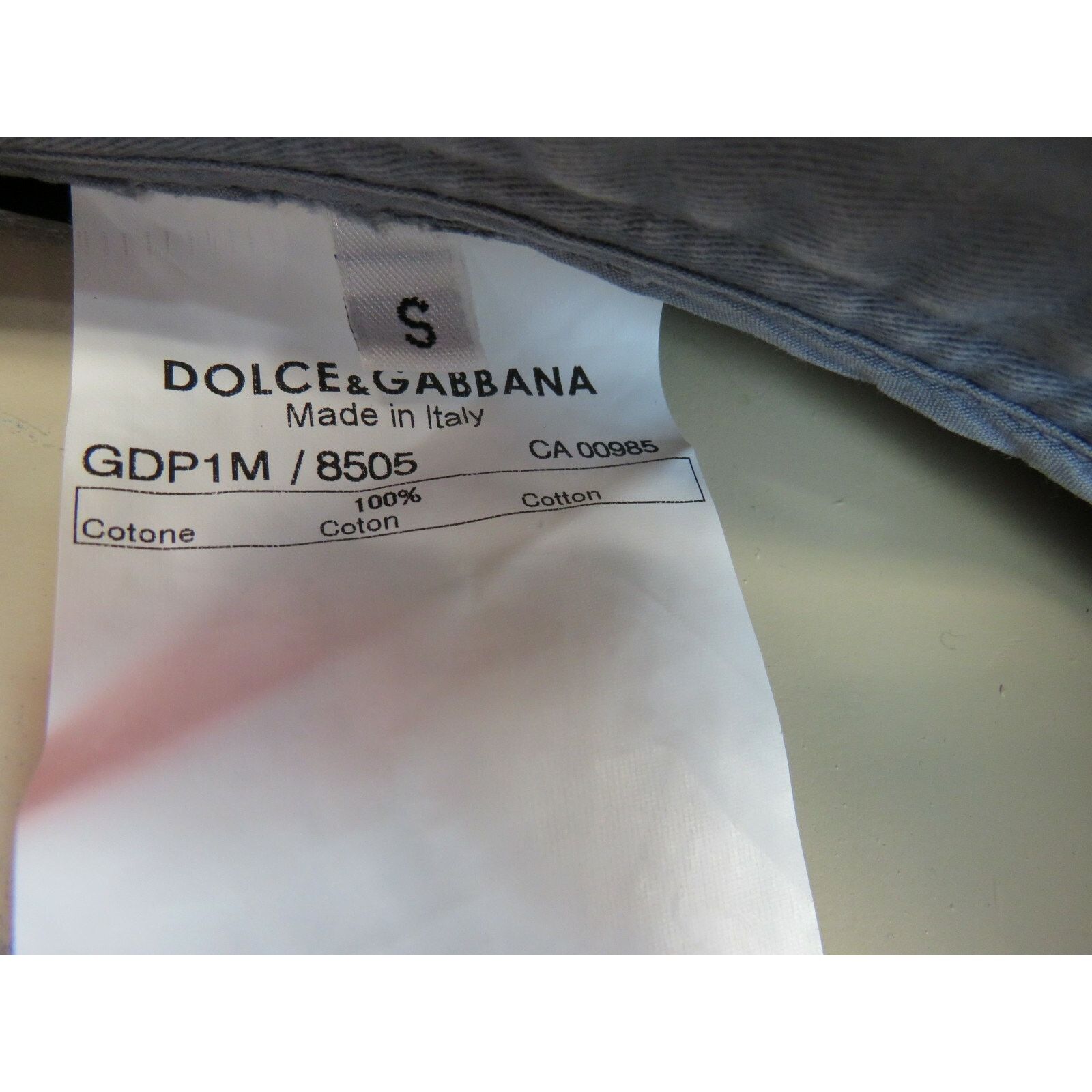 Dolce & Gabbana DOLCE GABBANA STRAIGHT LEG GRAY COTTON PANTS JEANS S ITALY Size 30" / US 8 / IT 44 - 12 Thumbnail