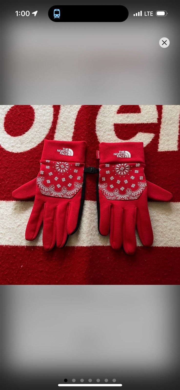 Supreme Supreme gloves Size 30 - 1 Thumbnail