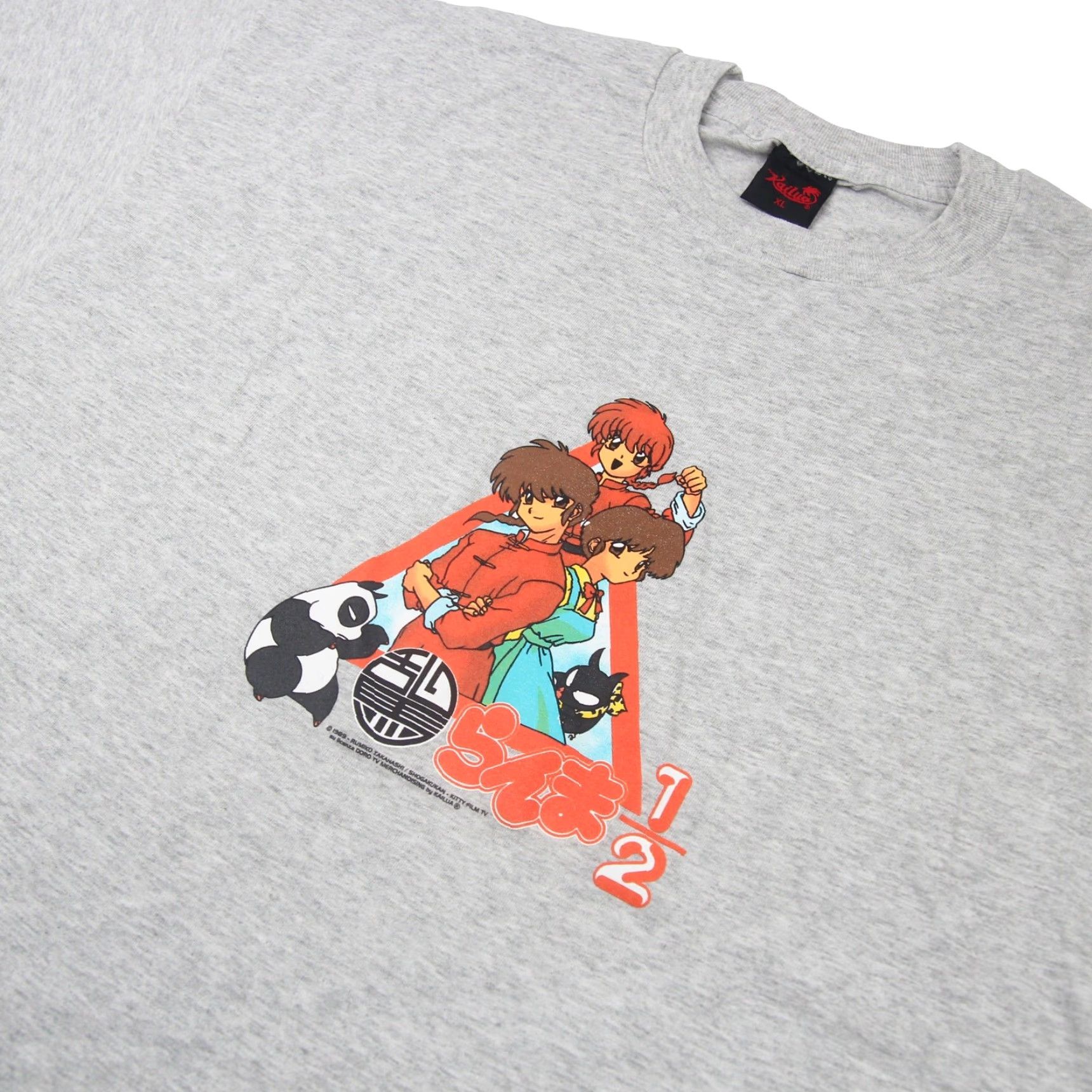 Vintage VINTAGE Ranma 1/2 Graphic T Shirt Mens XL Gray 1989 90s Size US XL / EU 56 / 4 - 2 Thumbnail