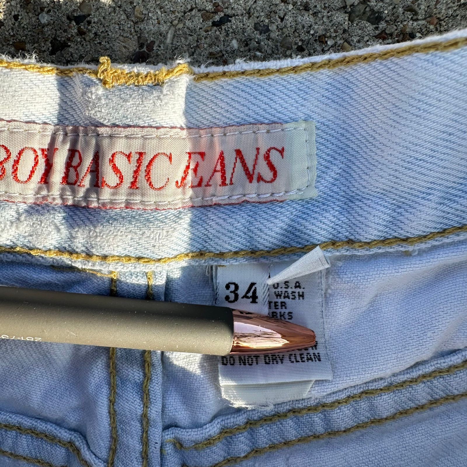 Bugle Boy VINTAGE MEN BUGLE BOY JEANS STONEWASHED SEE PICS Size US 34 / EU 50 - 9 Thumbnail