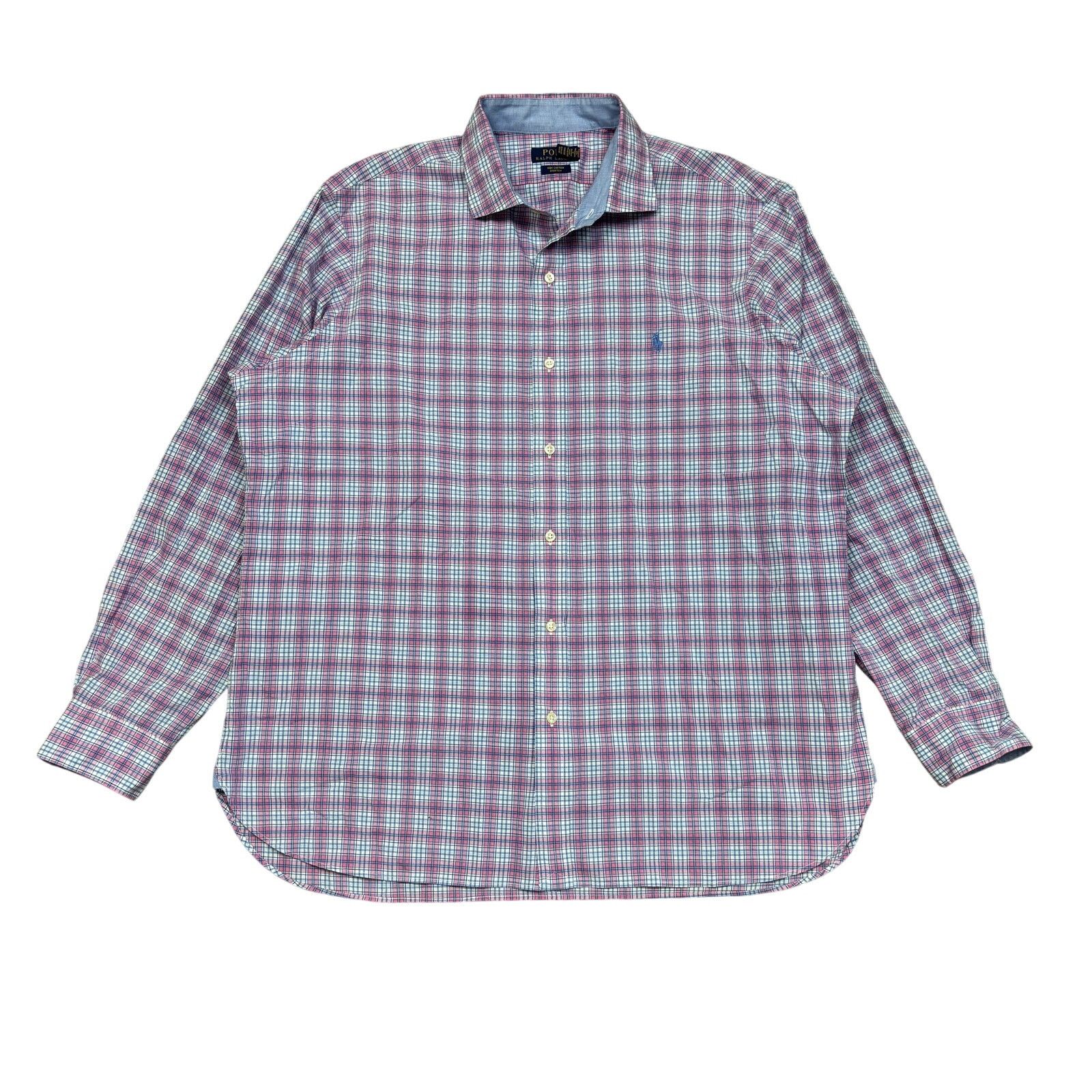 Polo Ralph Lauren Polo Ralph Lauren Plaid Button Down Shirt Men's XL Stretch Size US XL / EU 56 / 4 - 1 Thumbnail