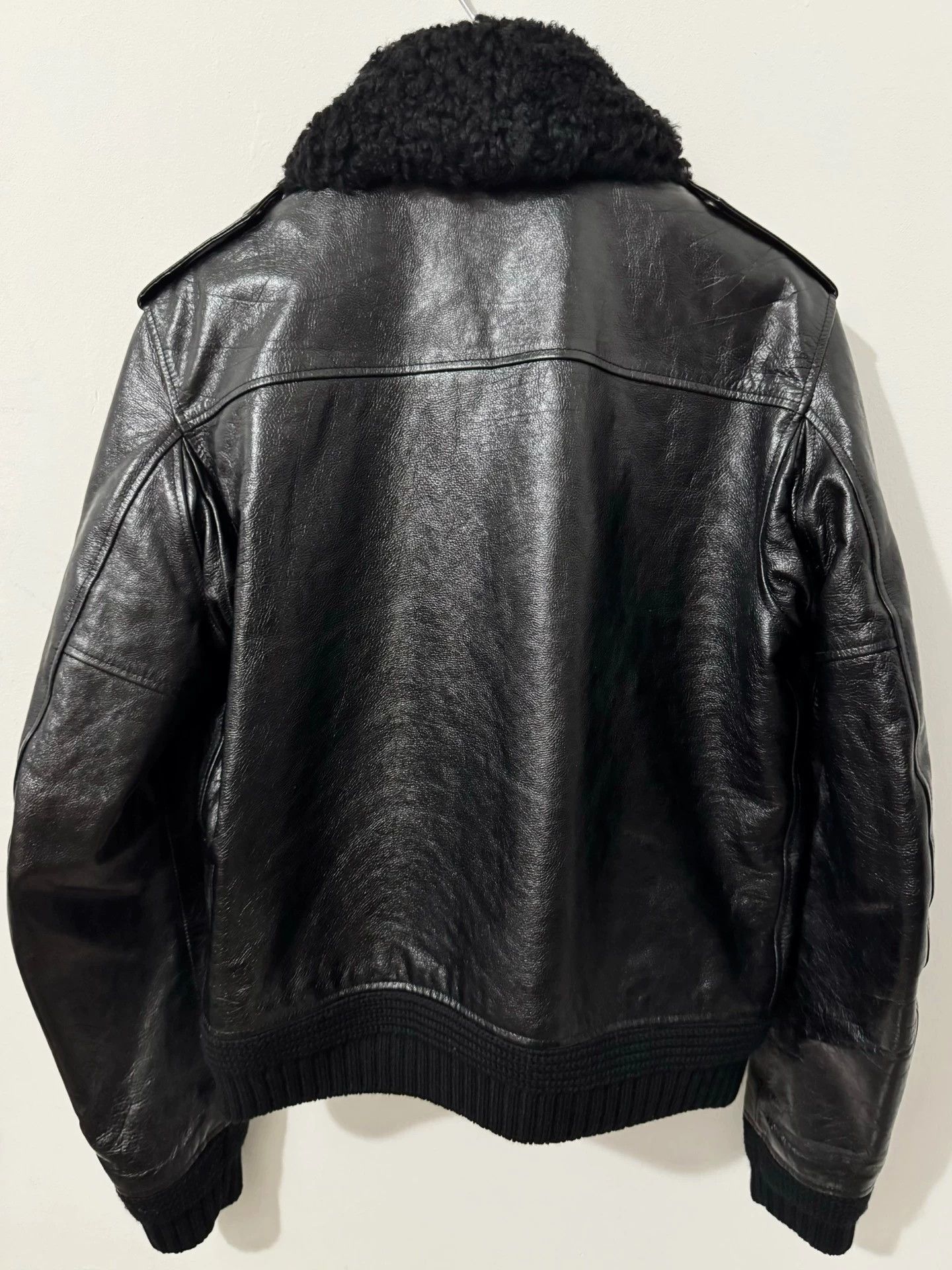Saint Laurent Paris Saint Laurent SLP17FW waxed cowhide aviator jacket Size US S / EU 44-46 / 1 - 2 Thumbnail