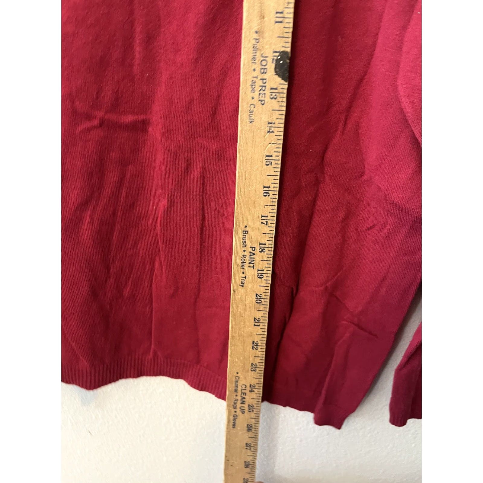 Zara Zara Knit Sweater Womens M Red Crewneck Pullover Stretch Casual, Party/Cocktail, Travel Vintage: No Size M / US 6-8 / IT 42-44 - 4 Thumbnail