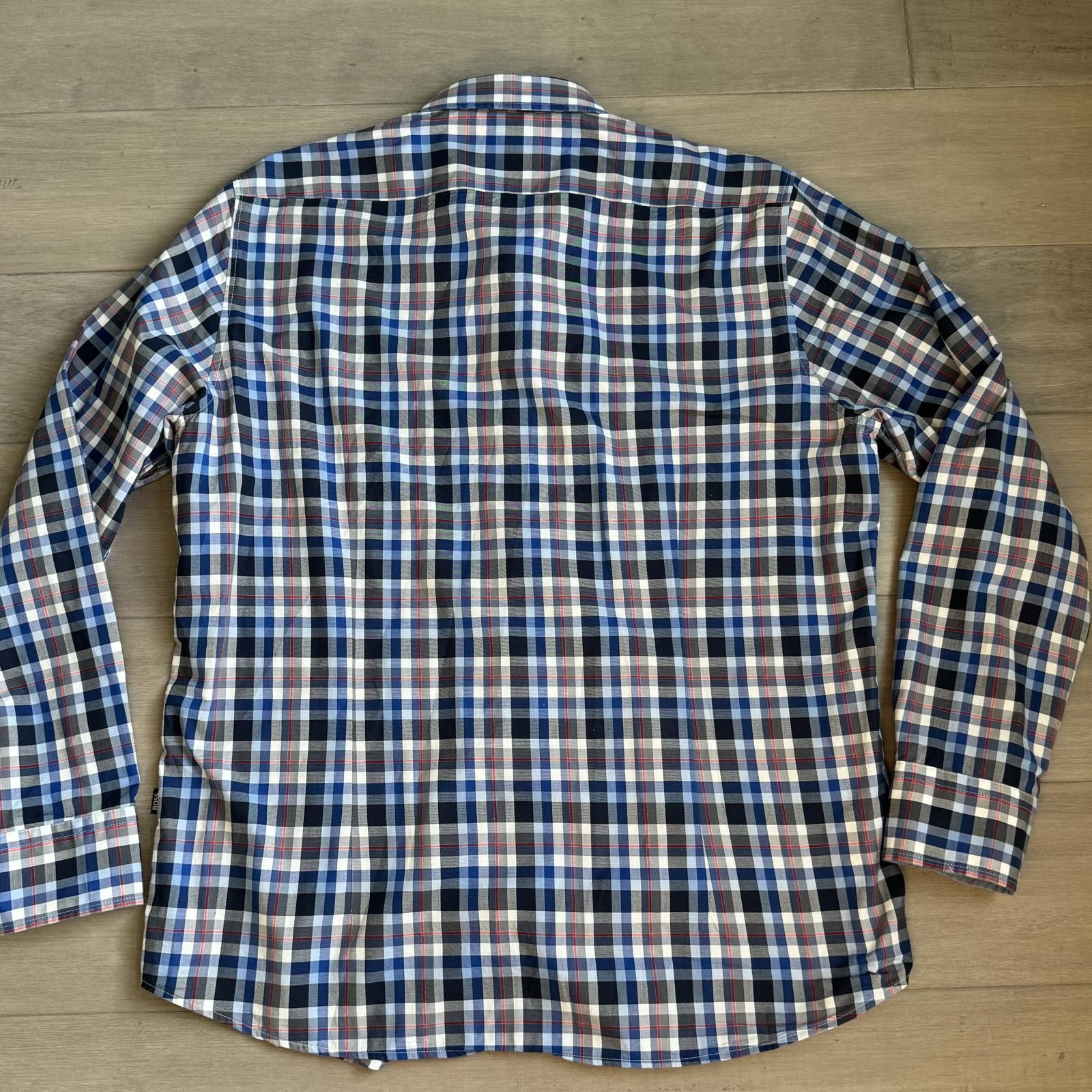 Other BOSS Hugo Boss Regular Fit Button-Up Plaid Shirt XL Size US XL / EU 56 / 4 - 7 Thumbnail