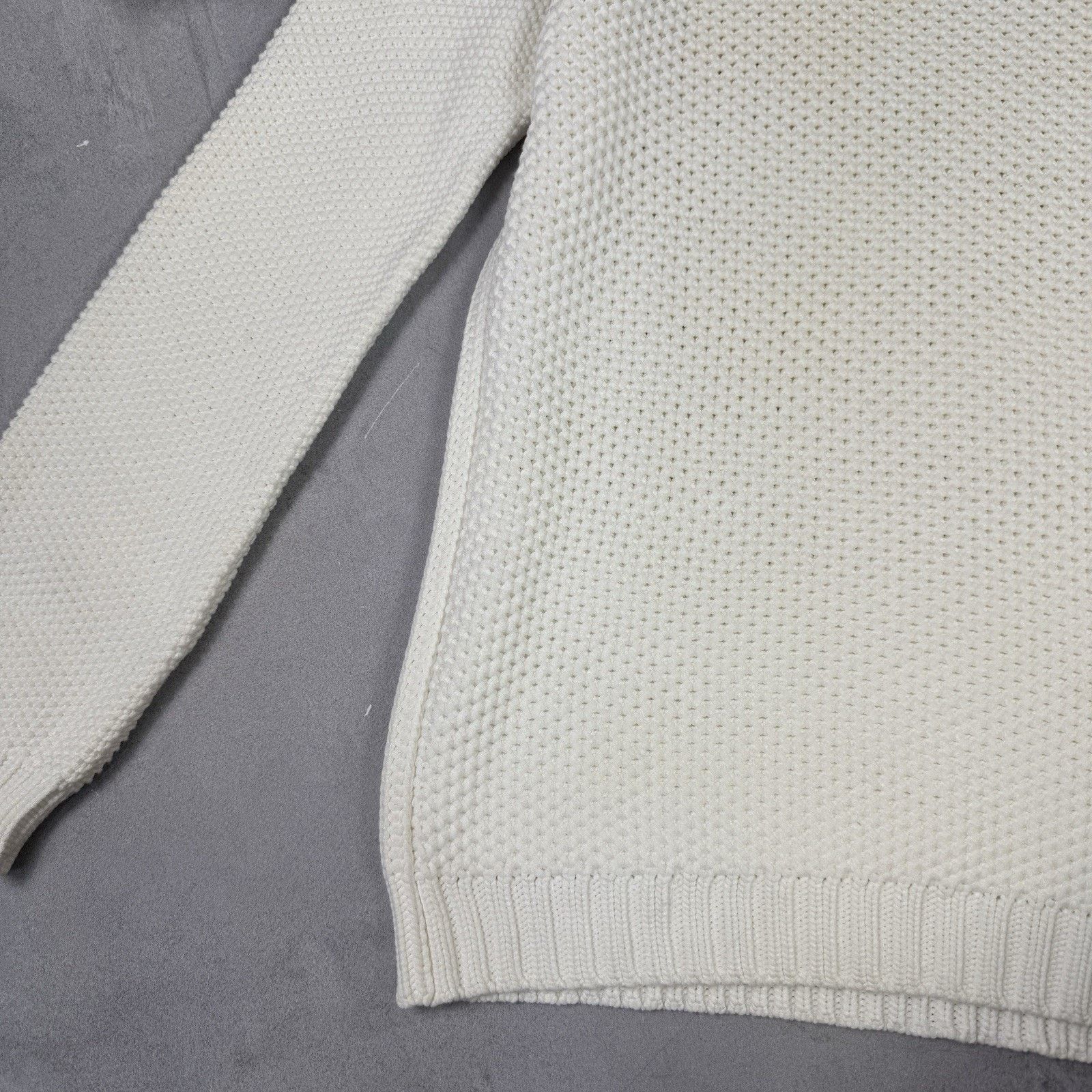 Ann Demeulemeester Ann Demeulemeester Men White Sweater Size S Oversized Size US S / EU 44-46 / 1 - 9 Thumbnail