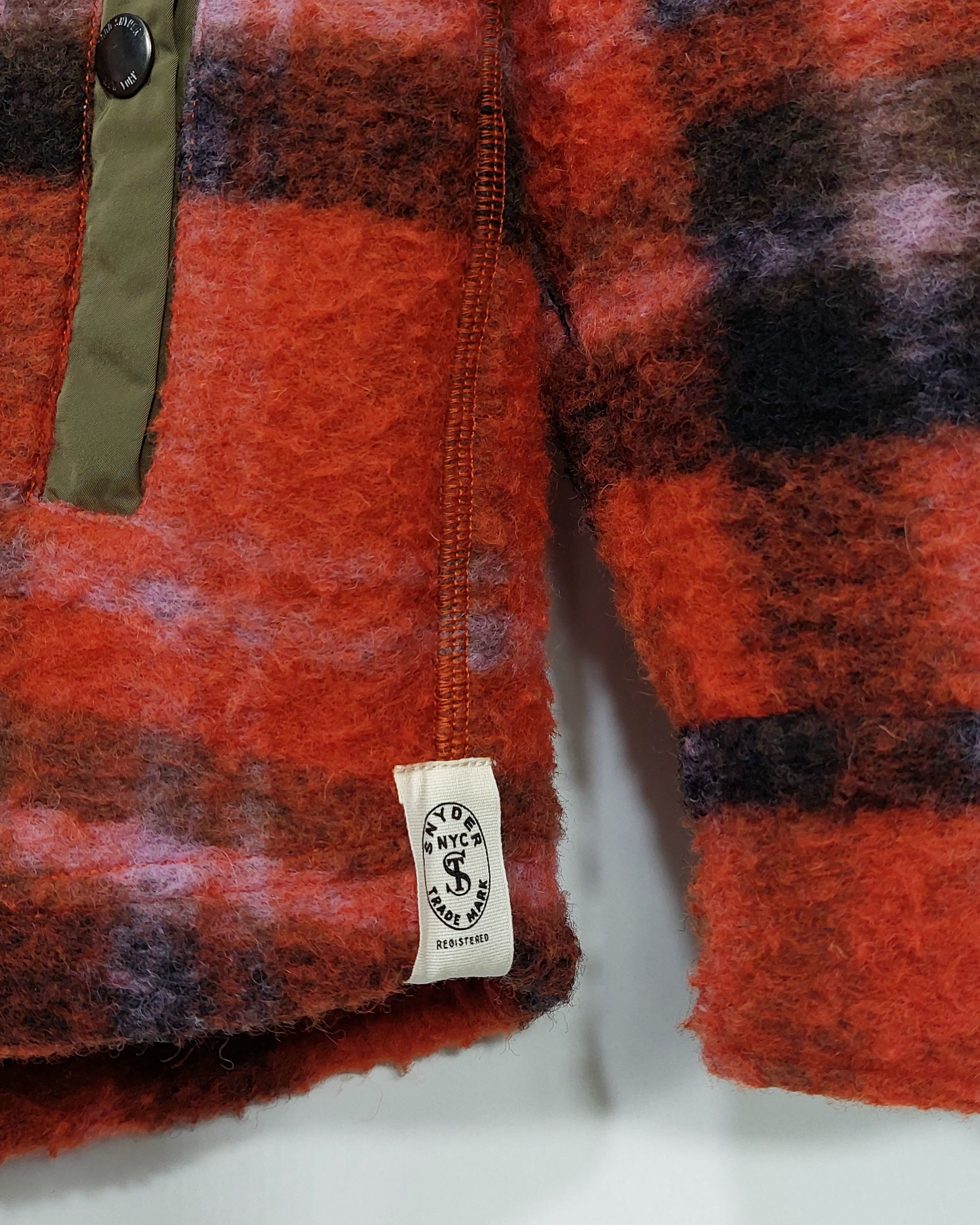Todd Snyder check wool pockets down jacket - red M Size US M / EU 48-50 / 2 - 7 Thumbnail