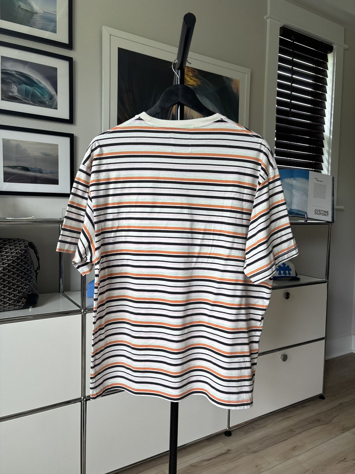 Gallery Dept. PAINTER STRIPED LOGO TEE Size US L / EU 52-54 / 3 - 7 Thumbnail