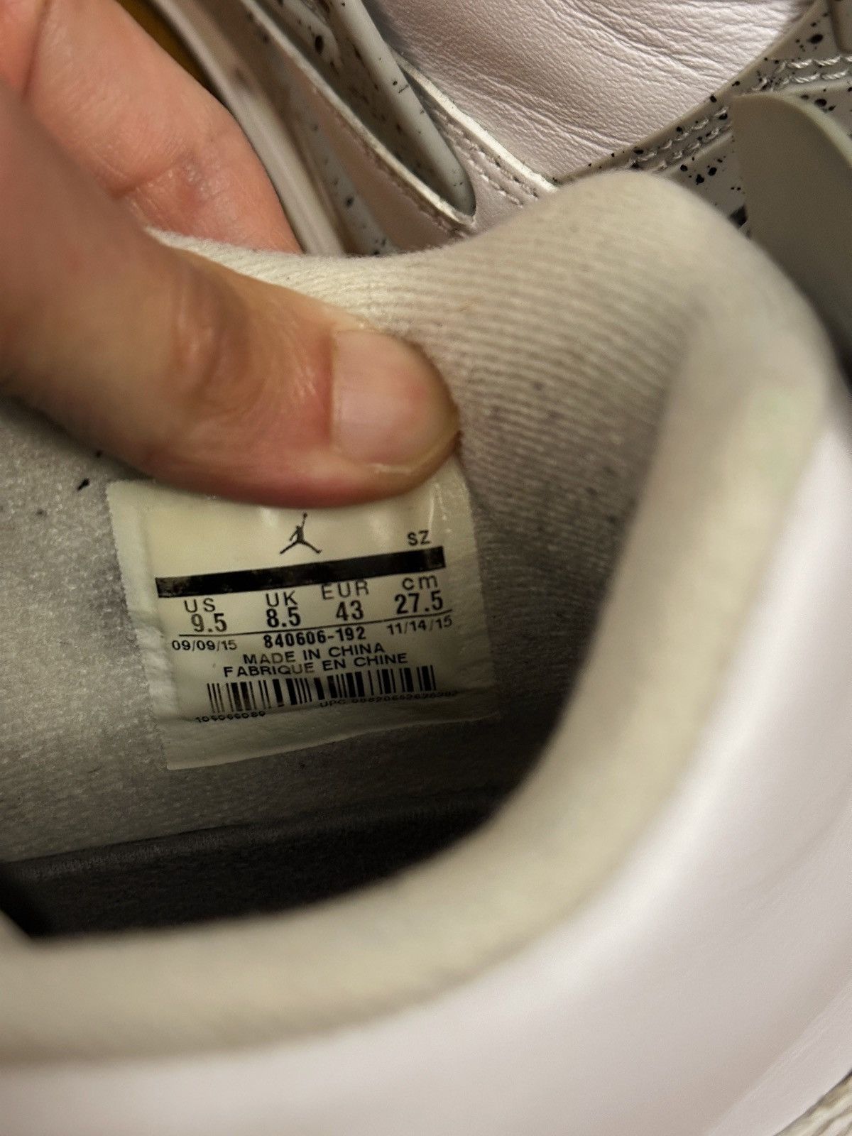 Jordan Brand Cement IV’s 2016 Size US 9.5 / EU 42-43 - 9 Thumbnail