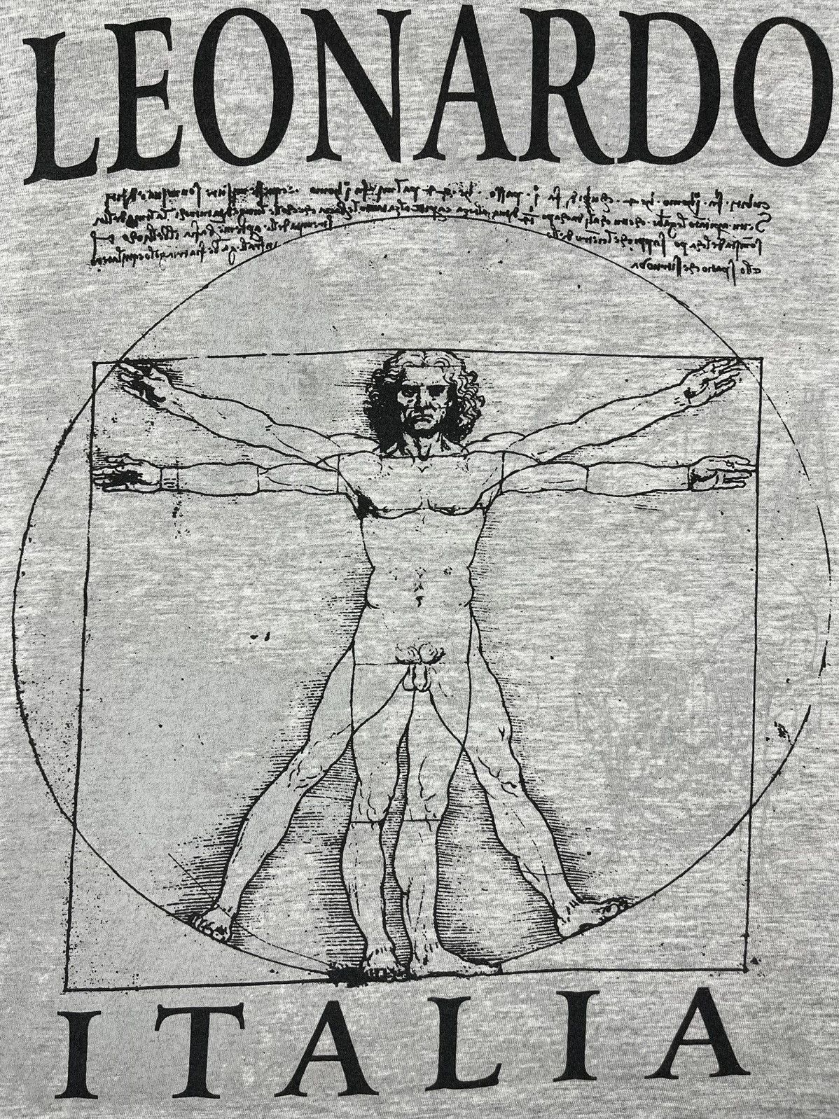 Vintage Vintage Leonardo Da Vinci art rare tee 90’s Size US S / EU 44-46 / 1 - 6 Thumbnail