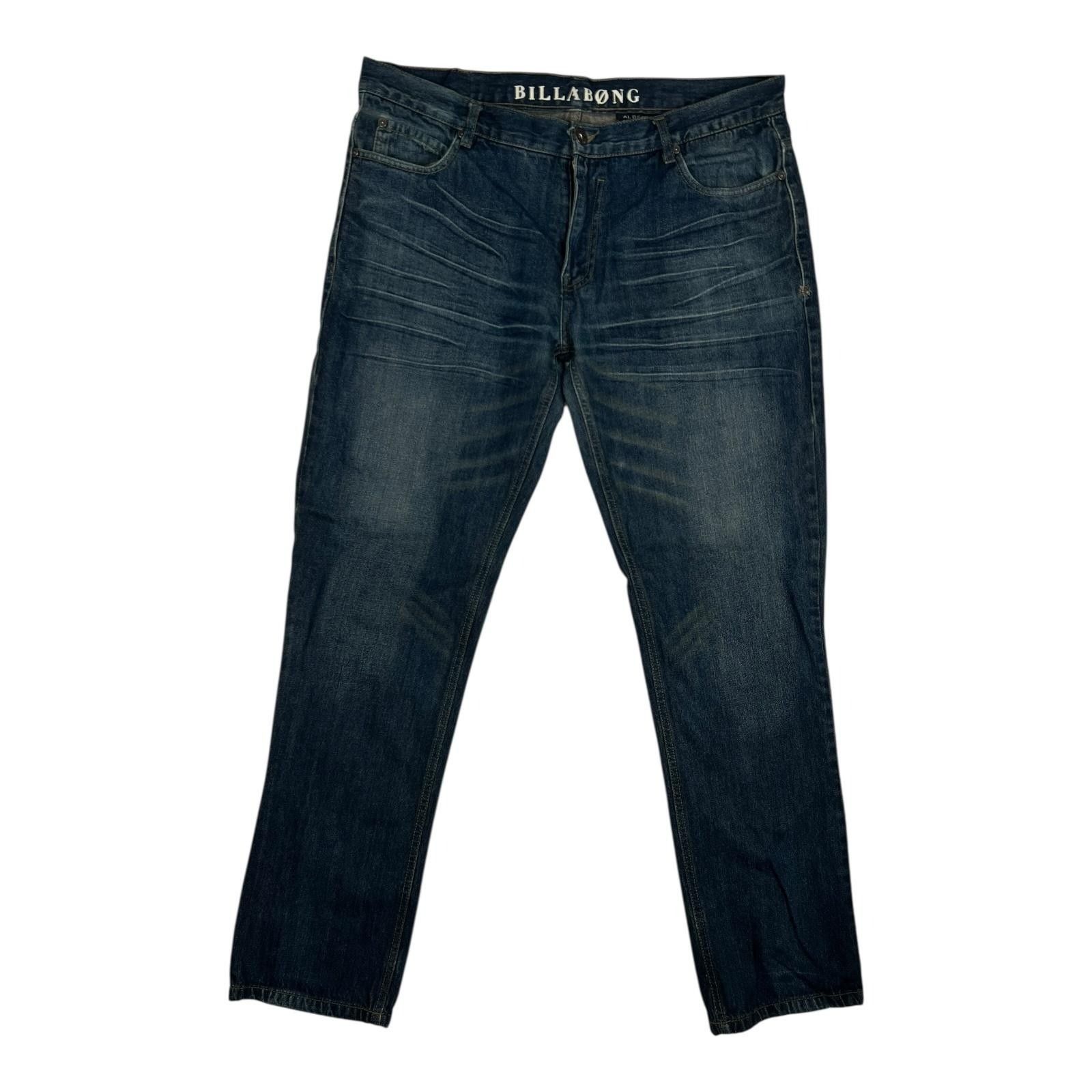 Billabong Billabong Alder Jeans Mens 38x34 Blue Narrow Slim Straight L Size US 38 / EU 54 - 1 Thumbnail