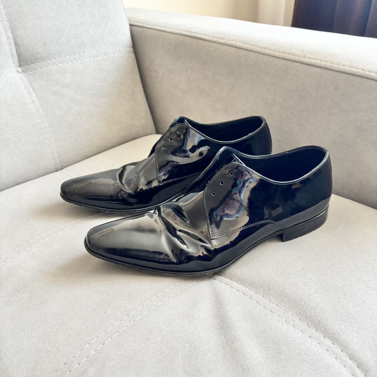 Hugo Boss Hugo Boss classic patent leather shoes No Box Size US 8.5 / EU 41-42 - 1 Thumbnail