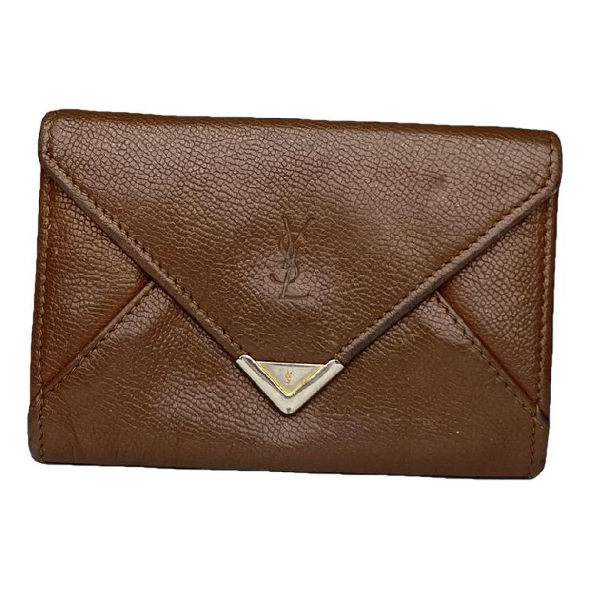 Other Saint Laurent Brown Leather Purse Size ONE SIZE - 1 Thumbnail