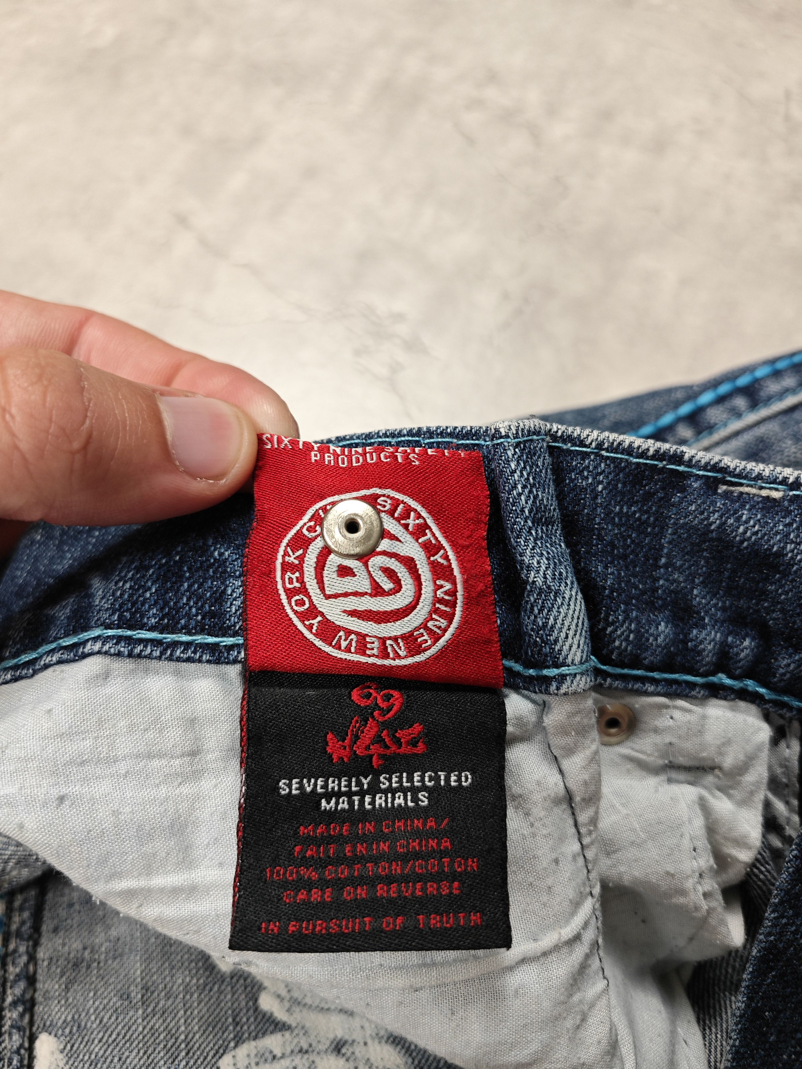 Vintage Sixsty Nine Vintage Y2K Shorts Size US 33 - 11 Thumbnail
