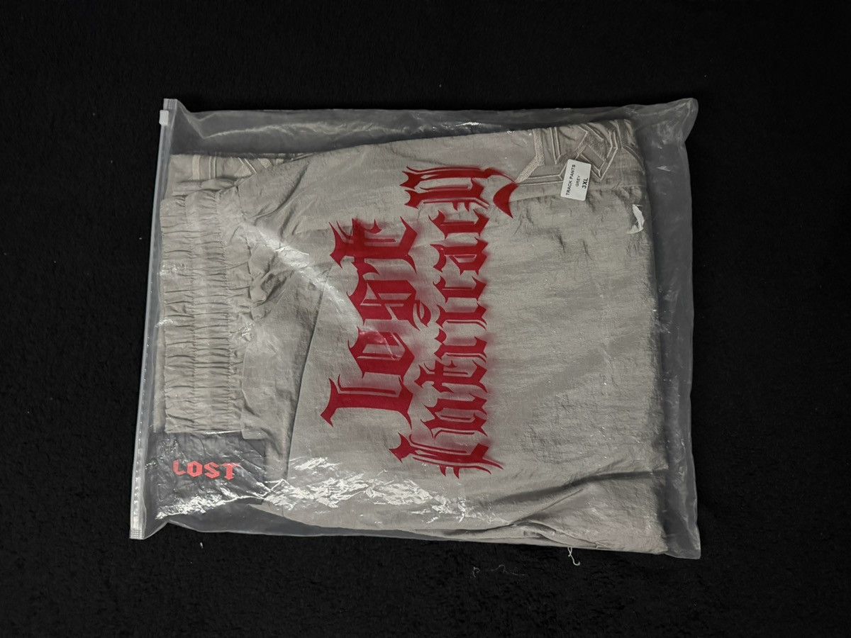 LOST INTRICACY SIZE 3XL Lost Intricacy Grey/Grey Track Pants Size US 44 / EU 60 - 2 Thumbnail
