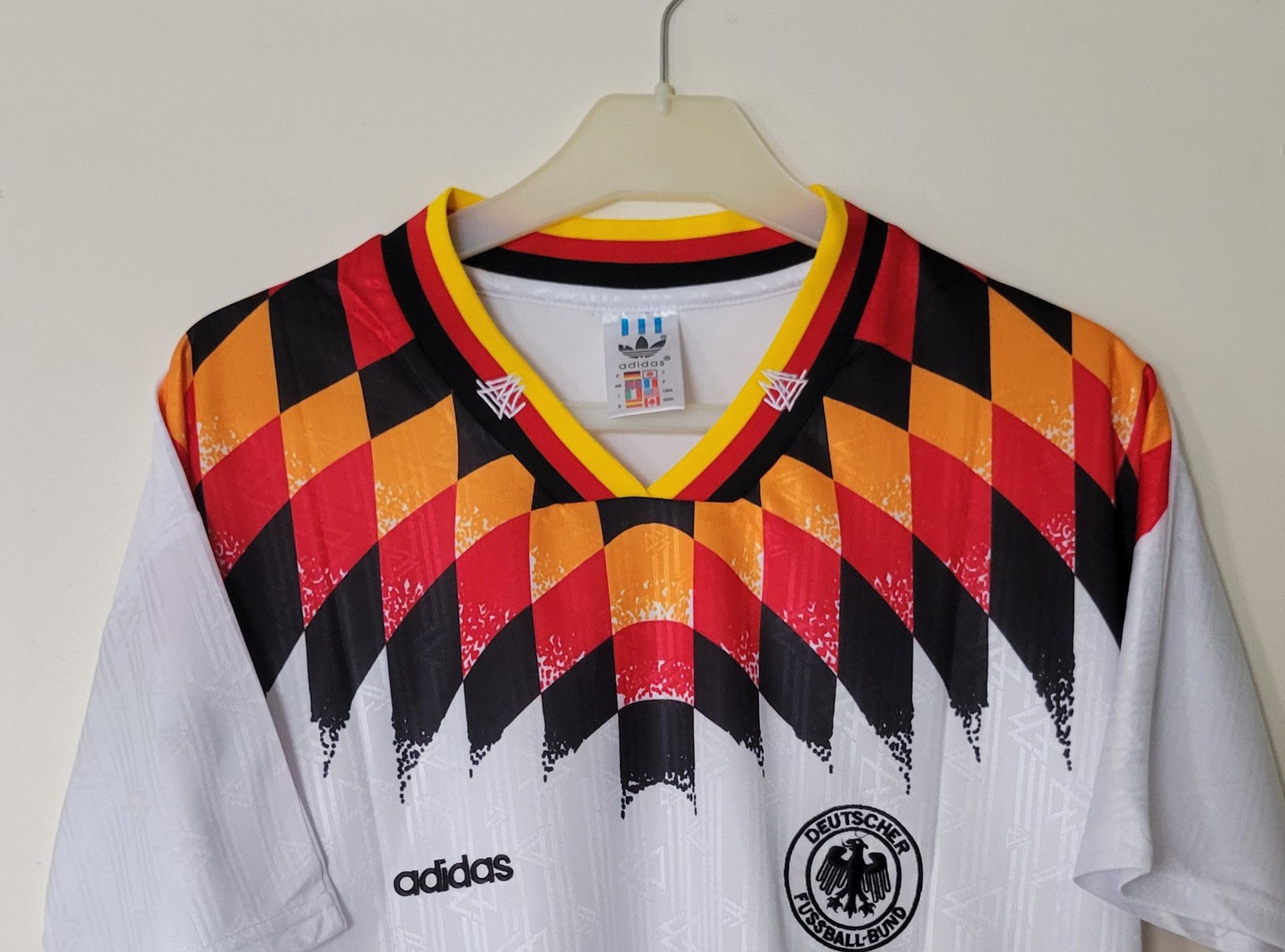 Other Matthäus 10 Germany 1994 Fußball vintage Trikot Jersey Size US L / EU 52-54 / 3 - 3 Thumbnail