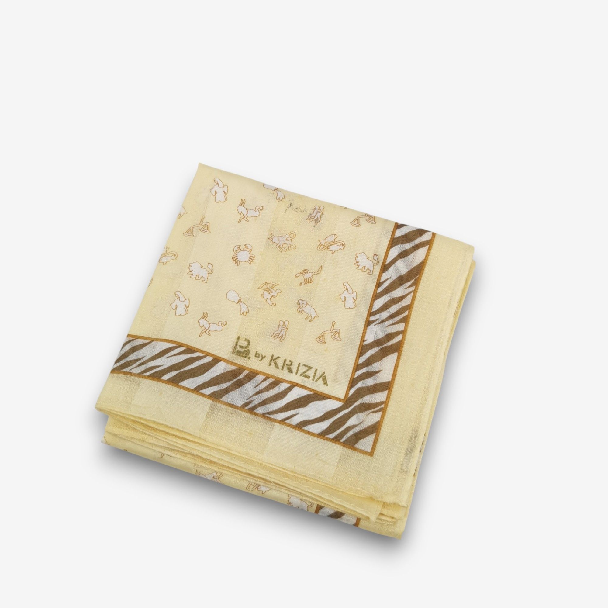 Krizia Uomo Vintage Kriza Handkerchief Bandana Neckerchief Size ONE SIZE - 4 Thumbnail