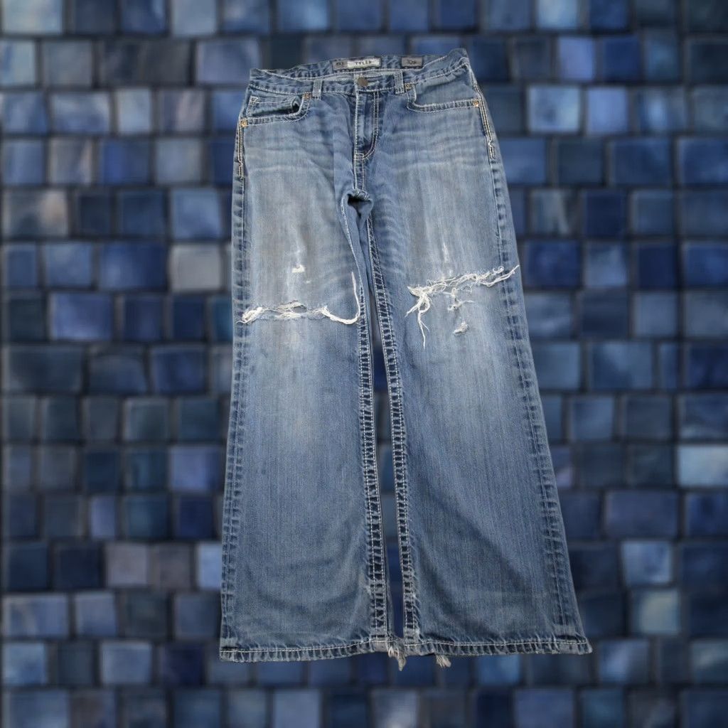 Vintage BKE Buckle Tyler Straight Jeans 32S 32 Regular Denim Blue 5-Pocket Mens Vintage Read Therash? Size US 32 / EU 48 - 1 Thumbnail