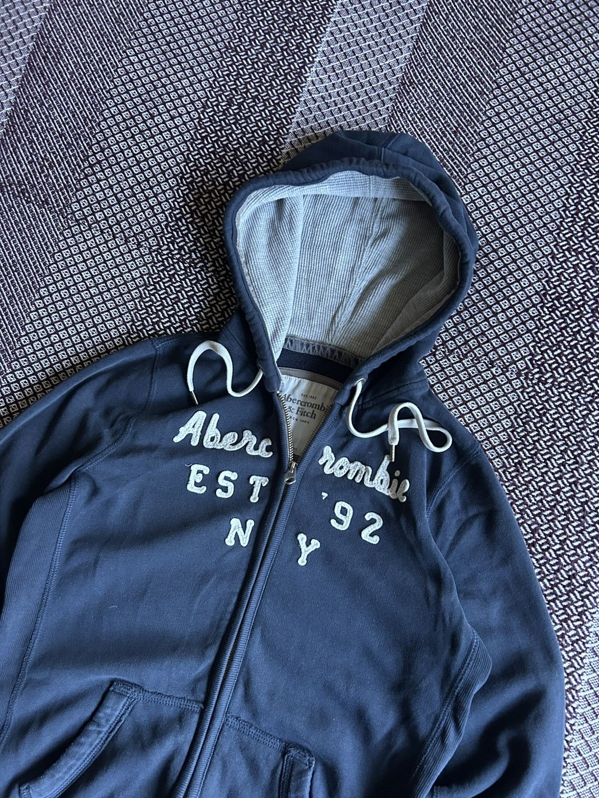 Abercrombie & Fitch Vintage Abercrombie & Fitch Y2K Rare Hype Zip Hoodie Size M Size M / US 6-8 / IT 42-44 - 4 Thumbnail