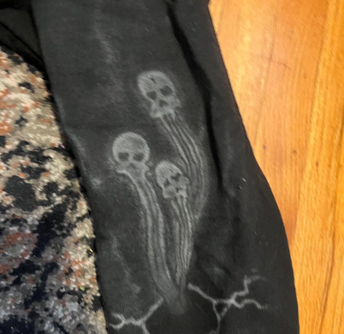 Other Custom 1/1 Grim Reaper Airbrushed Hoodie Size US XL / EU 56 / 4 - 3 Thumbnail