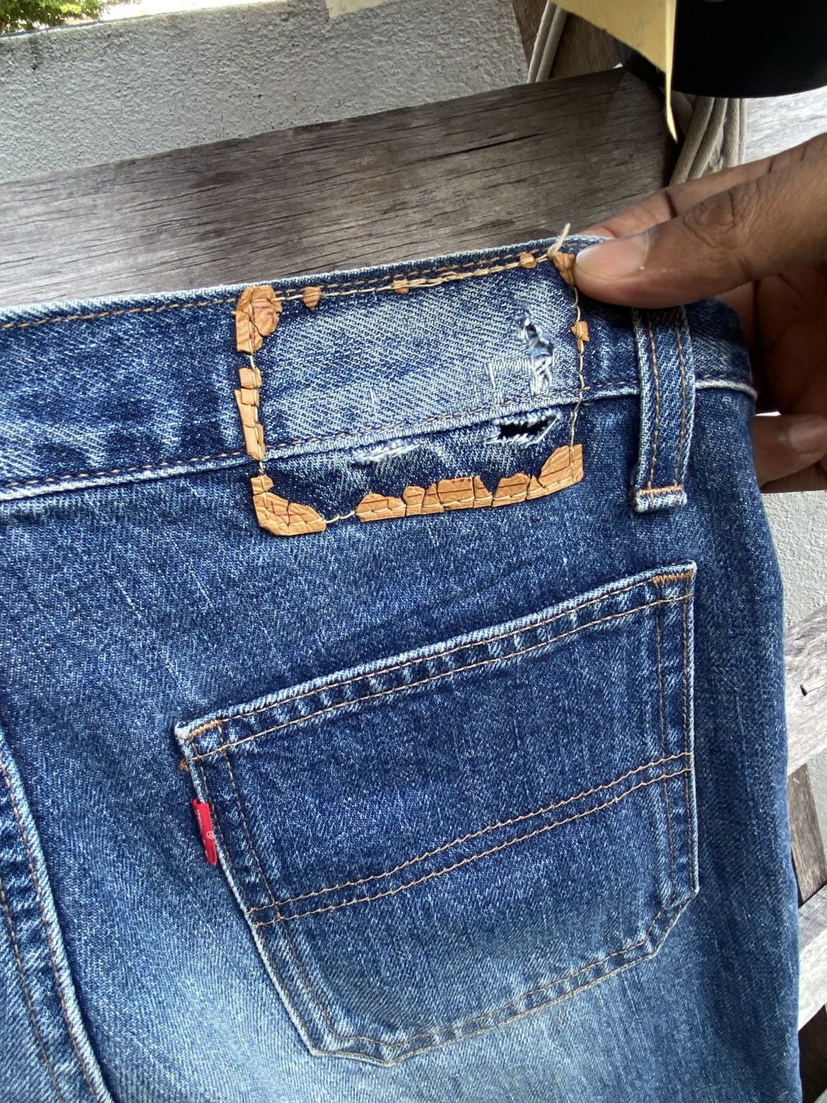 Big John Vintage Big John Jeans flared, bell-bottom and patch pockets Size US 30 / EU 46 - 8 Thumbnail