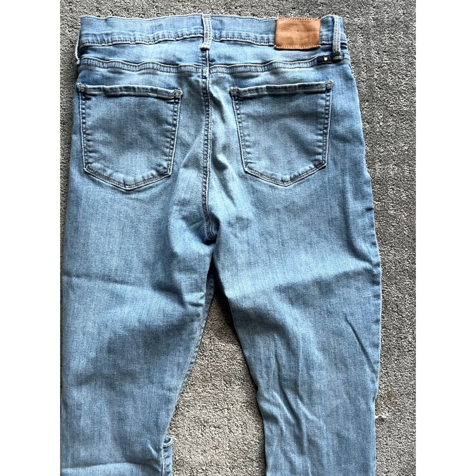 Lucky Brand VINTAGE Lucky Brand Womens Jeans Skinny Fit Low Rise 28in Inseam Size 8 Blue Denim Size 30" / US 8 / IT 44 - 4 Thumbnail