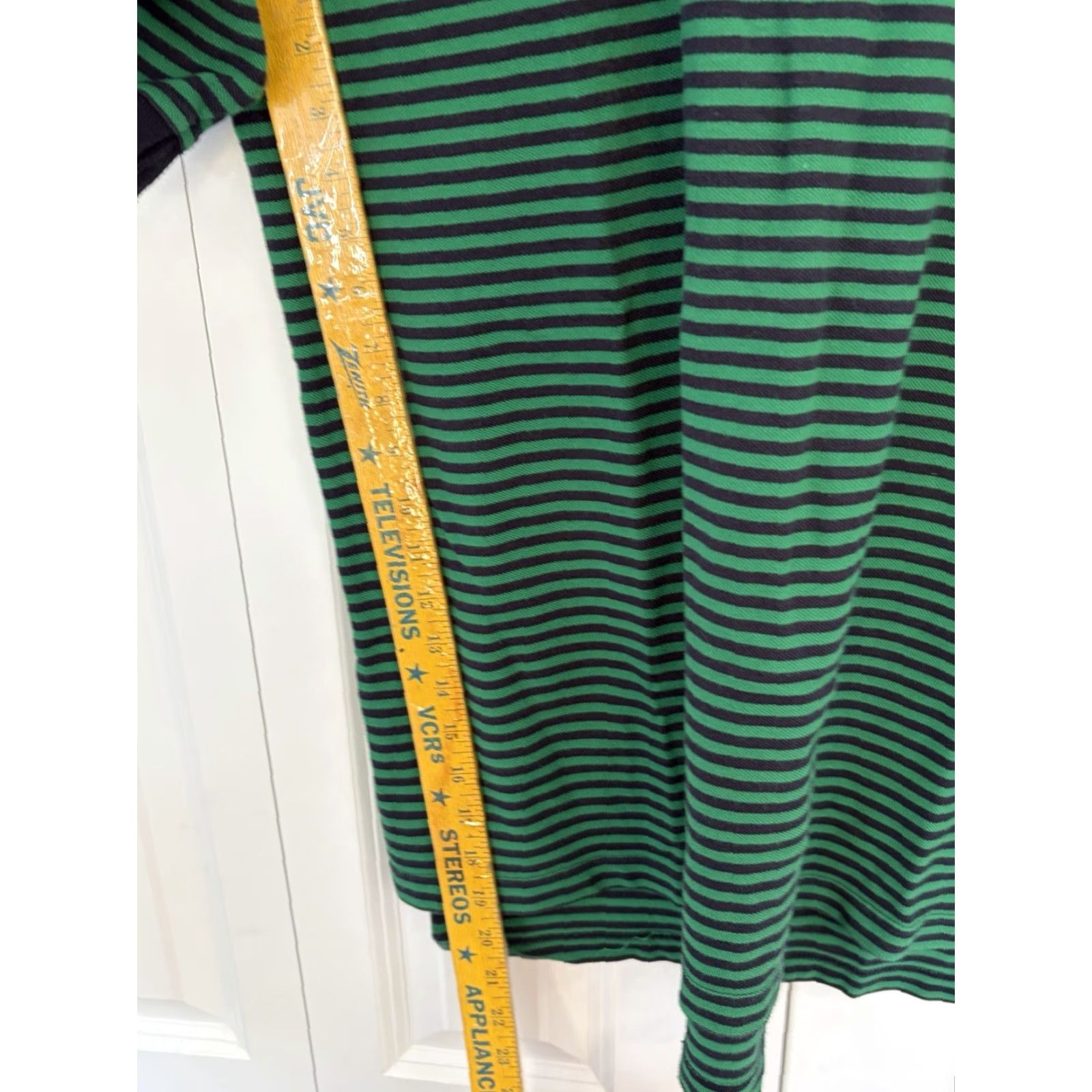 Vintage VINTAGE Slazenger Polo Shirt Green Striped XL Men Shirt Golf 90s Casual Logo Cotton Knit Regular Short Sleeve Mens Size US XL / EU 56 / 4 - 7 Thumbnail