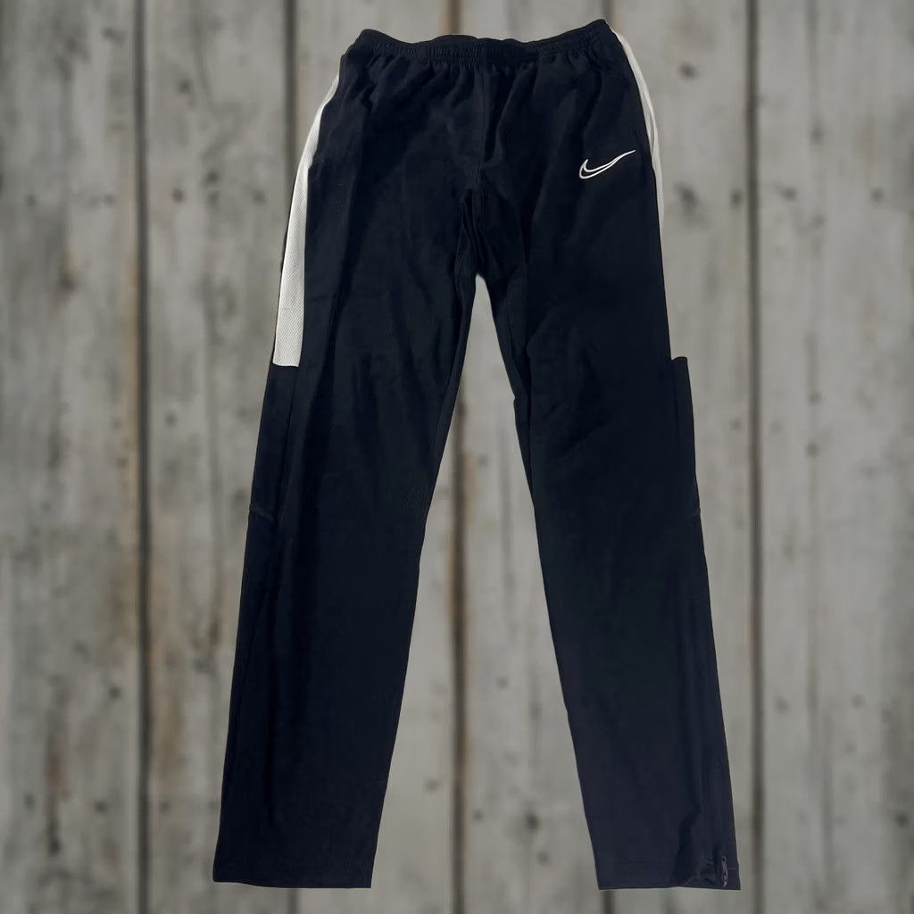 Nike Nike Men’s M SLIM Academy 19 Training Pants Black White Swoosh AJ9181-010 Soccer Dri-FIT Track Pants Slim Adapted for Activewear Size US 31 - 1 Thumbnail