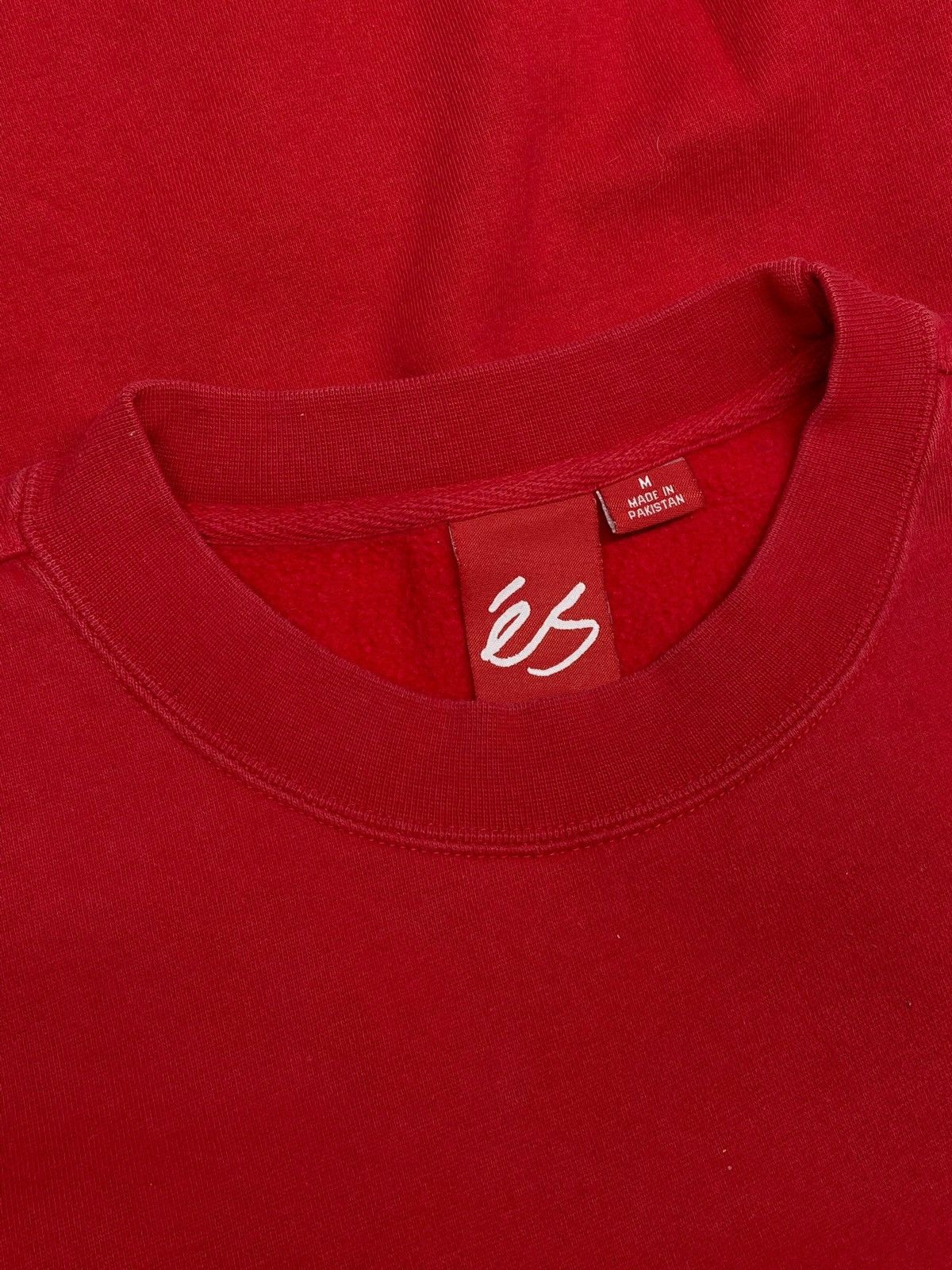 eS 🔥 ÉS SKATEBOARD RED CREWNECK SWEATSHIRT 90s STREET VIBES Size US M / EU 48-50 / 2 - 12 Thumbnail