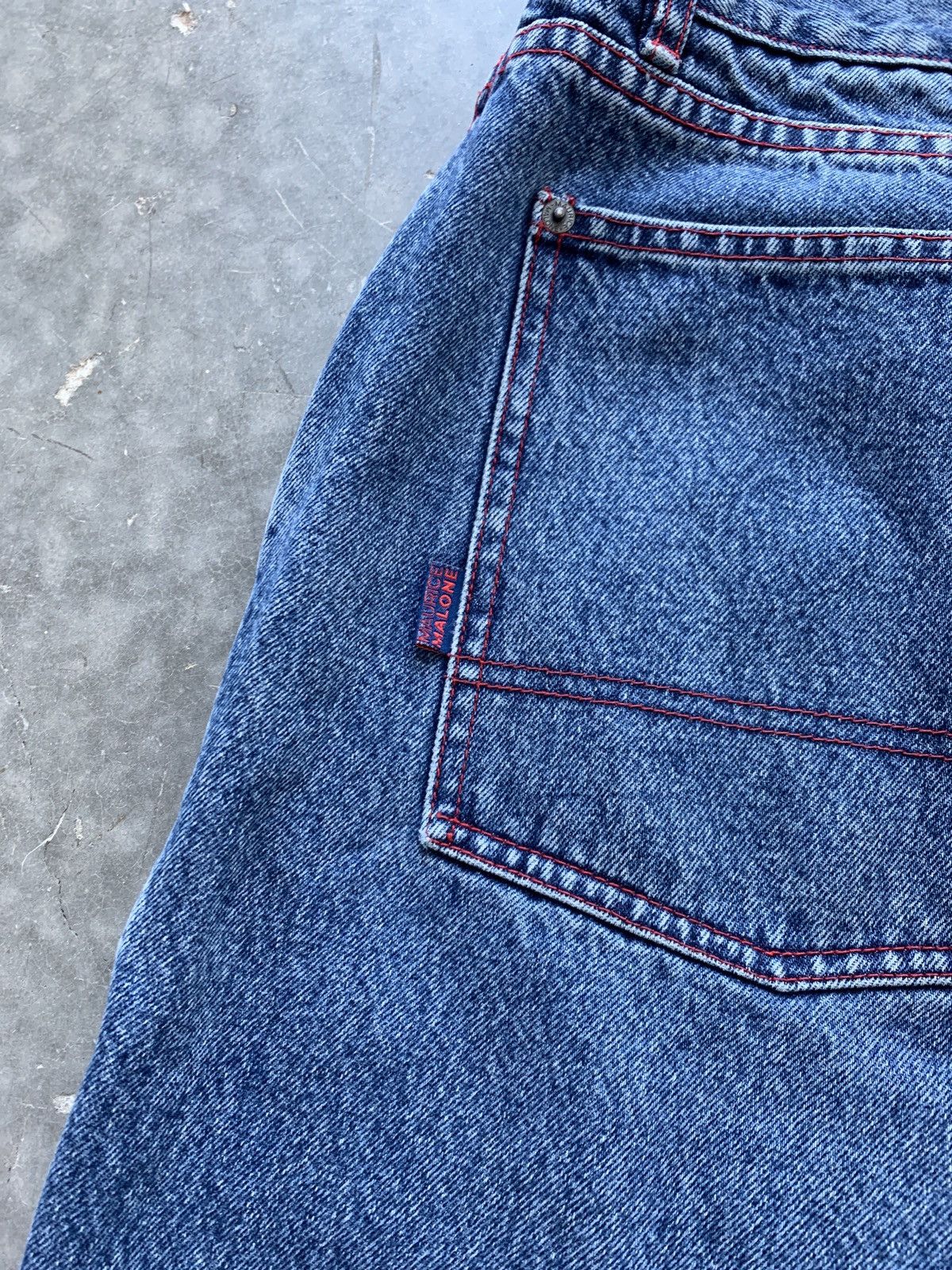 JNCO × Southpole × Vintage Vintage Y2K Maurice Malone MOJEANS Baggy Jeans Size US 38 / EU 54 - 7 Thumbnail