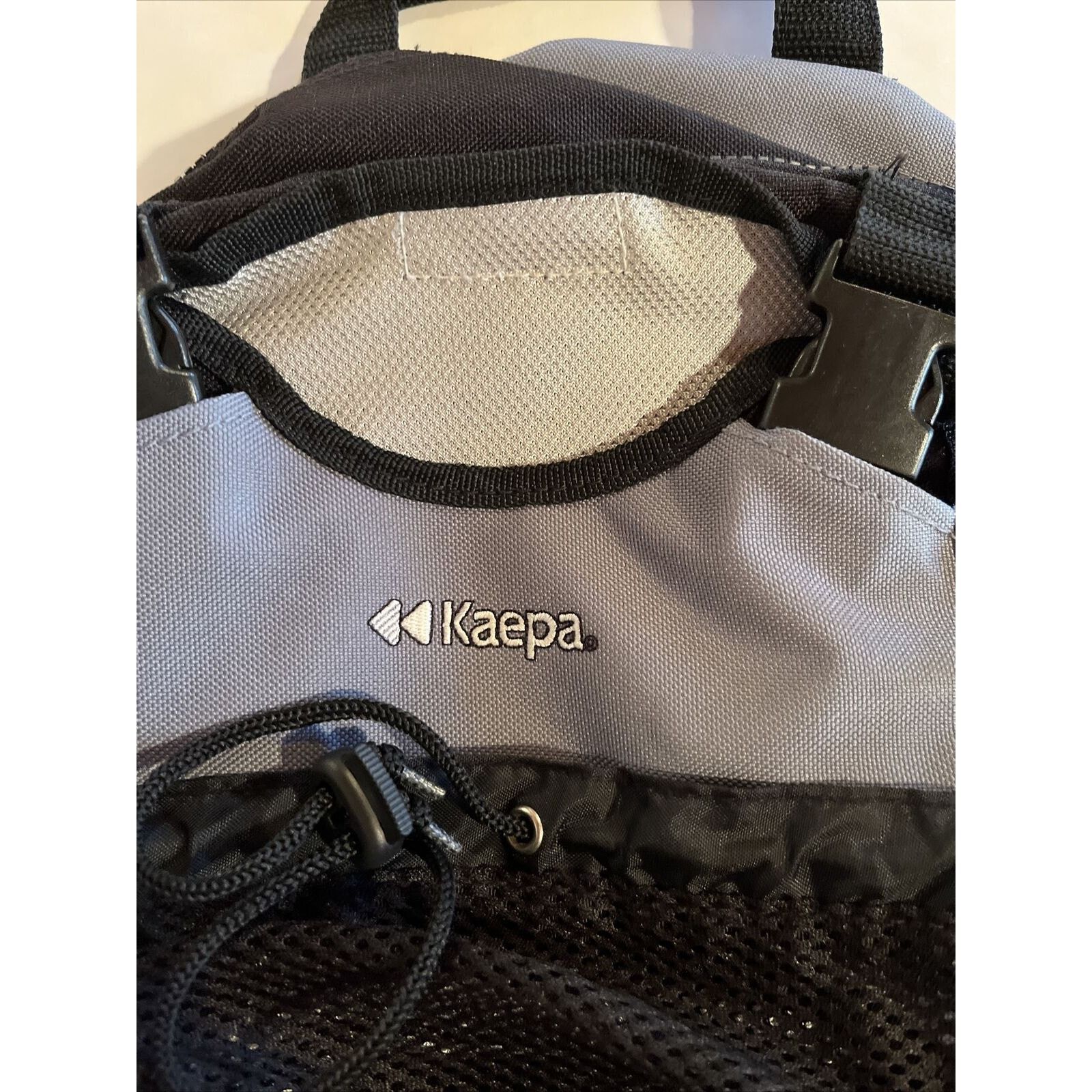 Kappa Kaepa Universal Backpack Gray Black Hiking School Bag Size ONE SIZE - 4 Thumbnail