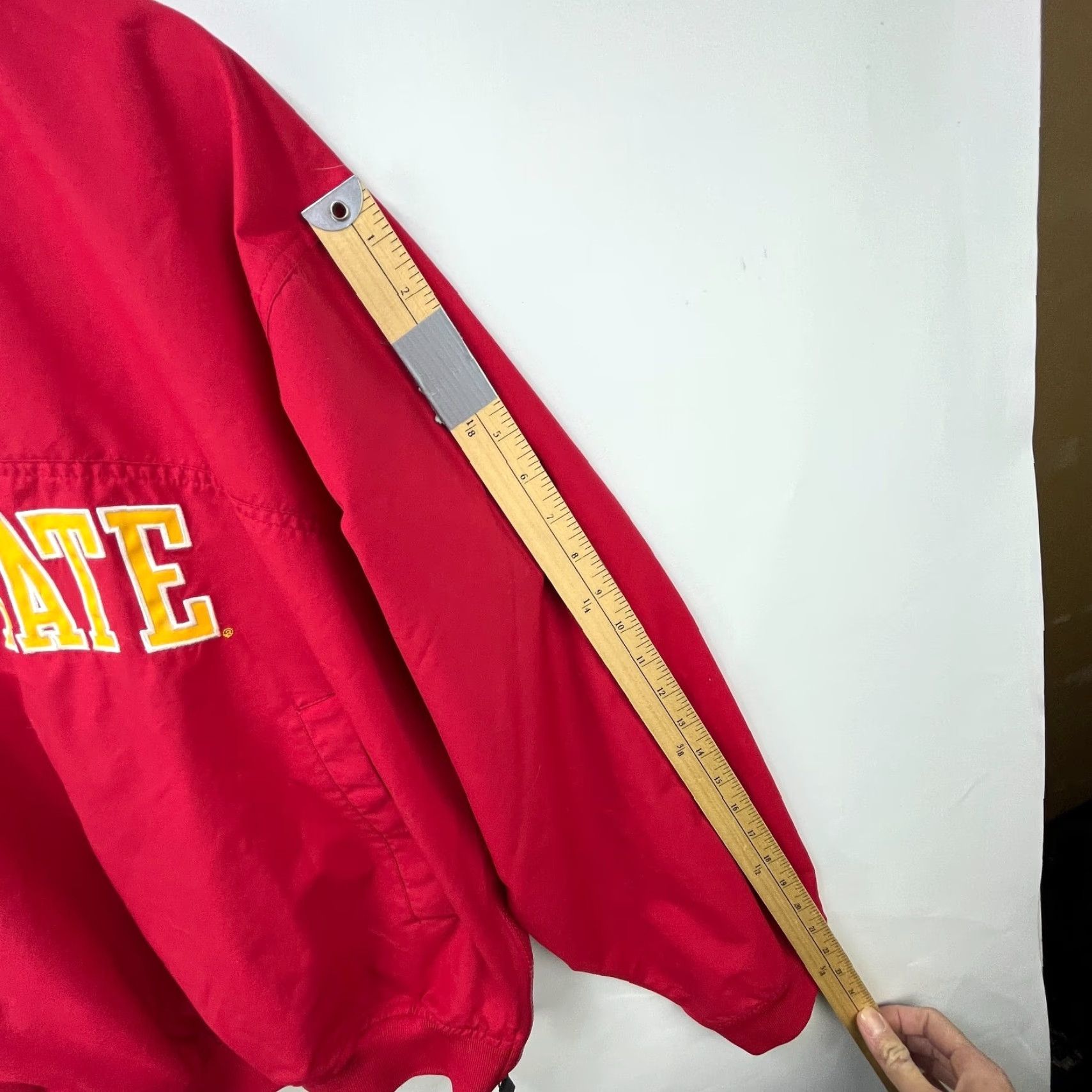 Nike VINTAGE Nike Iowa State Cyclones University Pullover Windbreaker Jacket S Red 90s Mens Jacket Size US S / EU 44-46 / 1 - 7 Thumbnail