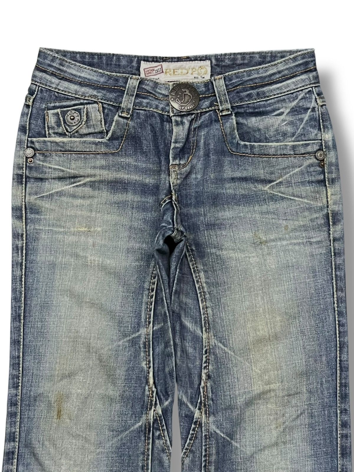 Japanese Brand Bootcut Vintage Red Pepper Up Grade - Faded,Distressed Denim Size US 28 / EU 44 - 3 Thumbnail