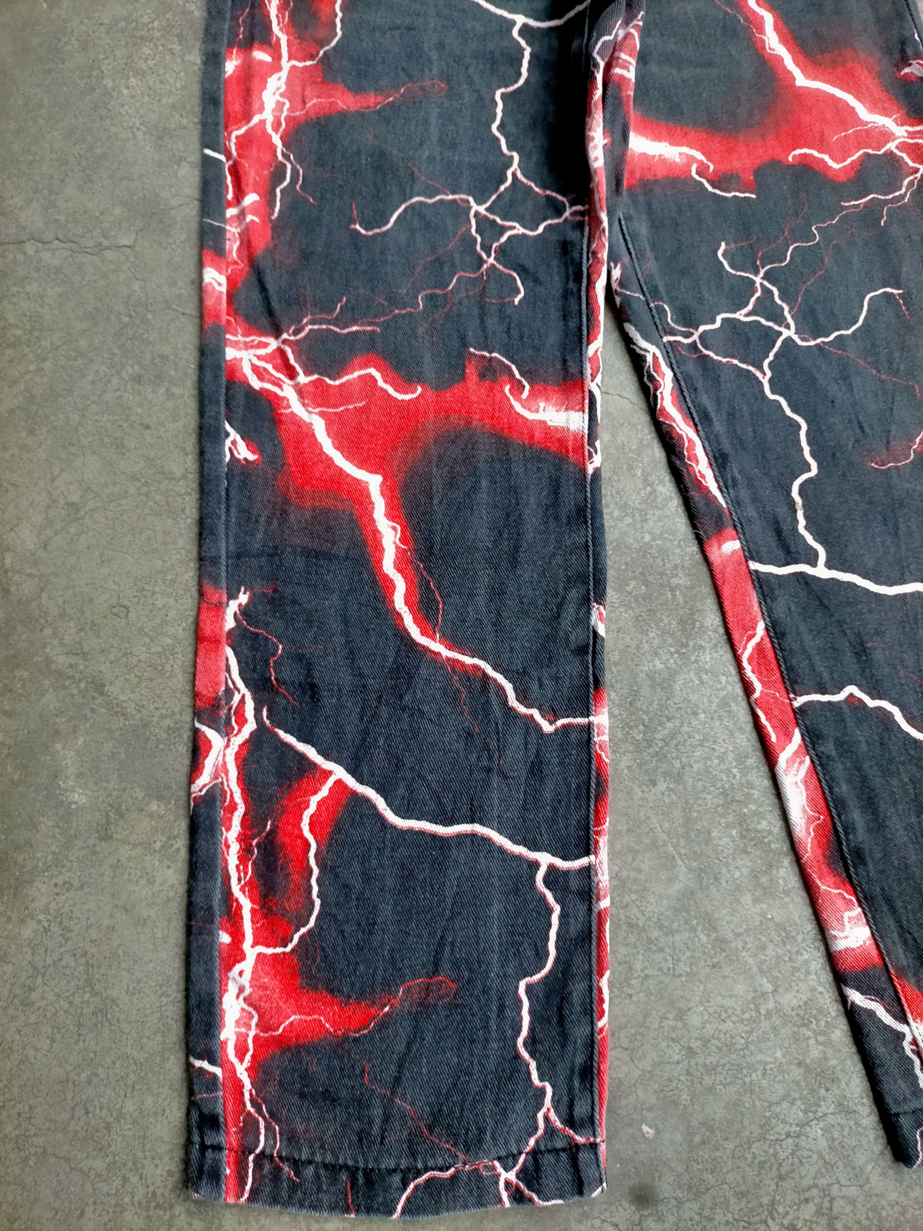 Jaded London BNWT Jaded London Lightning Denim Pants Size US 32 / EU 48 - 7 Thumbnail
