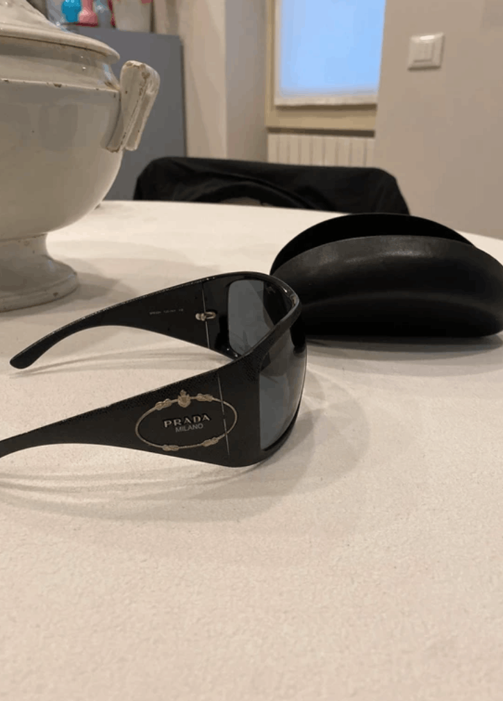 Prada PRADA Sunglasses SPR05H Wrap Shield Mask Symbole Sport Size ONE SIZE - 2 Thumbnail