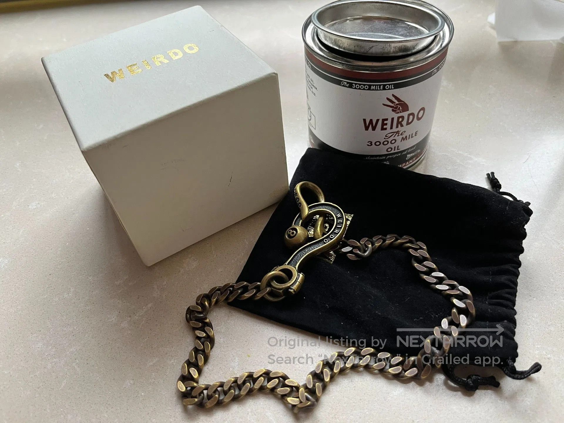 Other Weirdo Brass Pants Wallet Chain. Size ONE SIZE - 1 Thumbnail