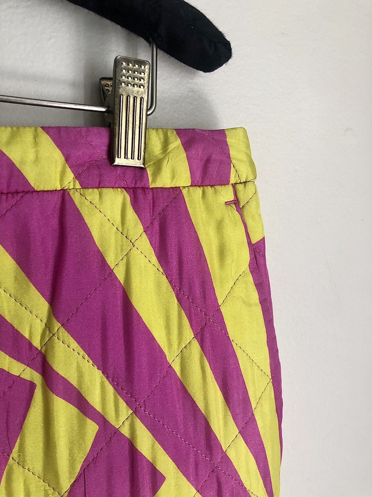 Dries Van Noten Dries Van Noten Runway AW14 Quilted Psychedelic Skirt Size 27" / US 4 / IT 40 - 4 Thumbnail