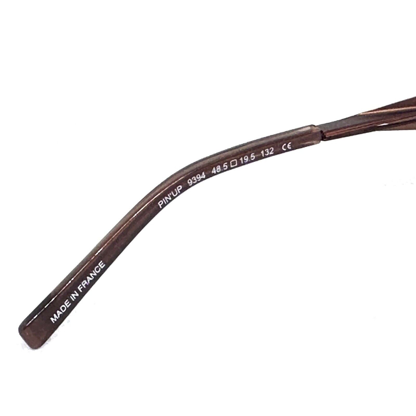J.F. REY BOZ EYEGLASSES BY JF REY PIN UP 9394 BROWN 48.5 19.5 132 Size ONE SIZE - 4 Thumbnail