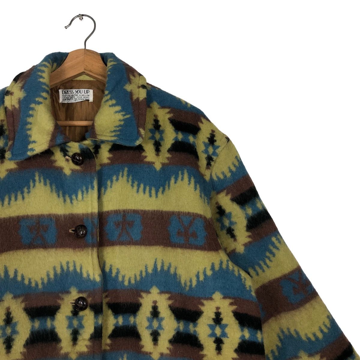 Japanese Brand 🔥90’s Vintage Navajo Aztec Wool Jacket Inspire Pendelton Size US M / EU 48-50 / 2 - 5 Thumbnail