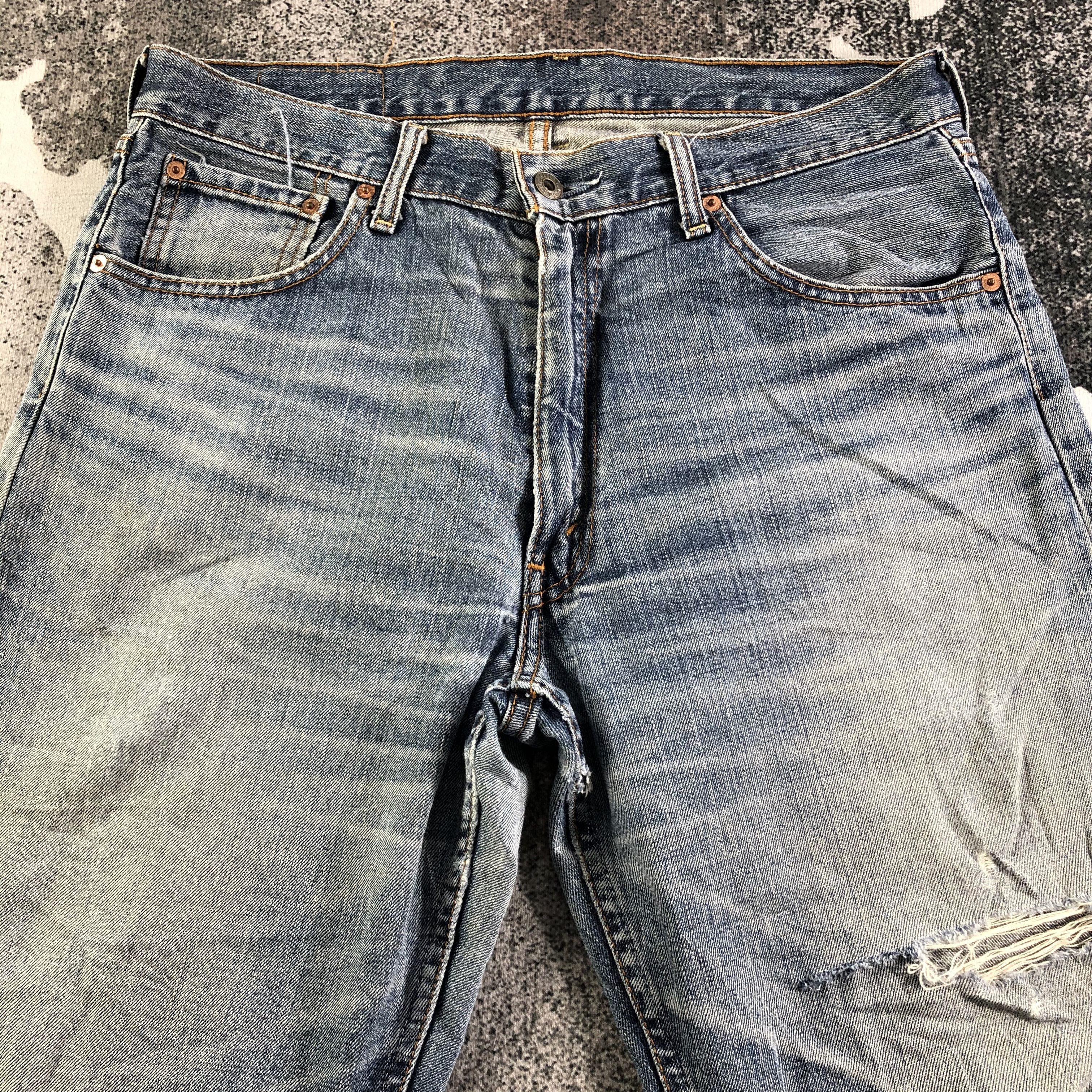 Levi's Vintage Levis 503 Jeans Medium Wash Denim KJ2873 Size US 34 / EU 50 - 3 Thumbnail