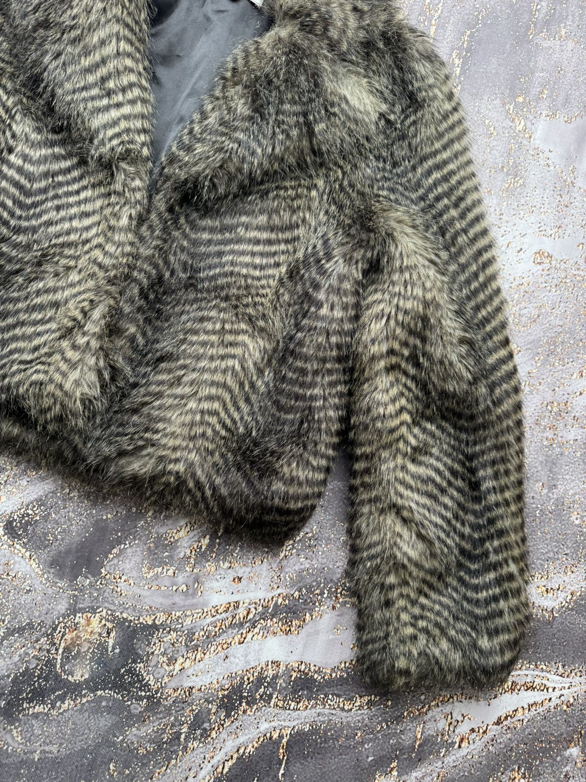 Vintage Vintage Faux Fur Mini Coat Size M / US 6-8 / IT 42-44 - 3 Thumbnail
