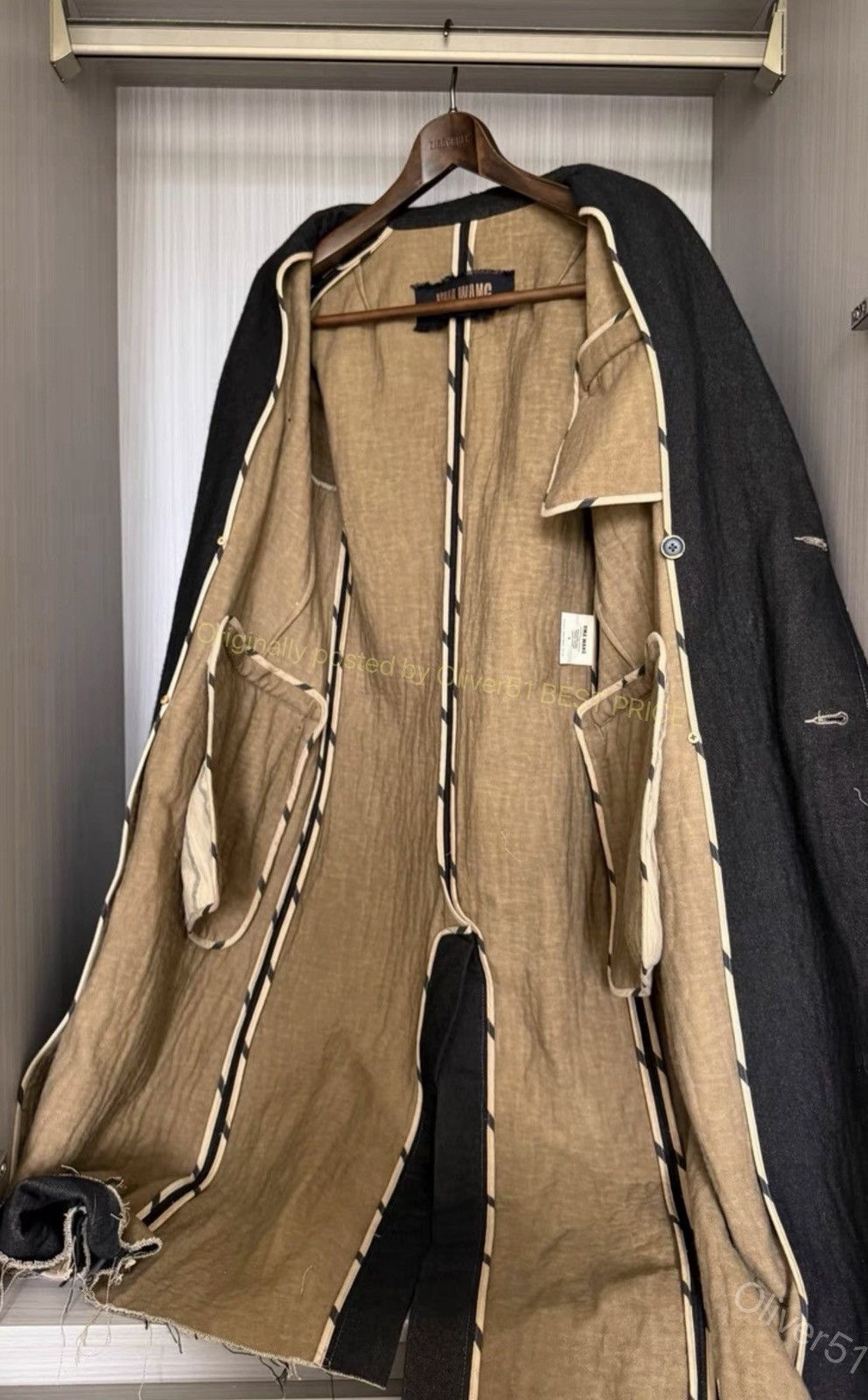 Uma Wang Uma Wang 21AW Wool Distressed Coat YYYY17/2610 Size US S / EU 44-46 / 1 - 5 Thumbnail