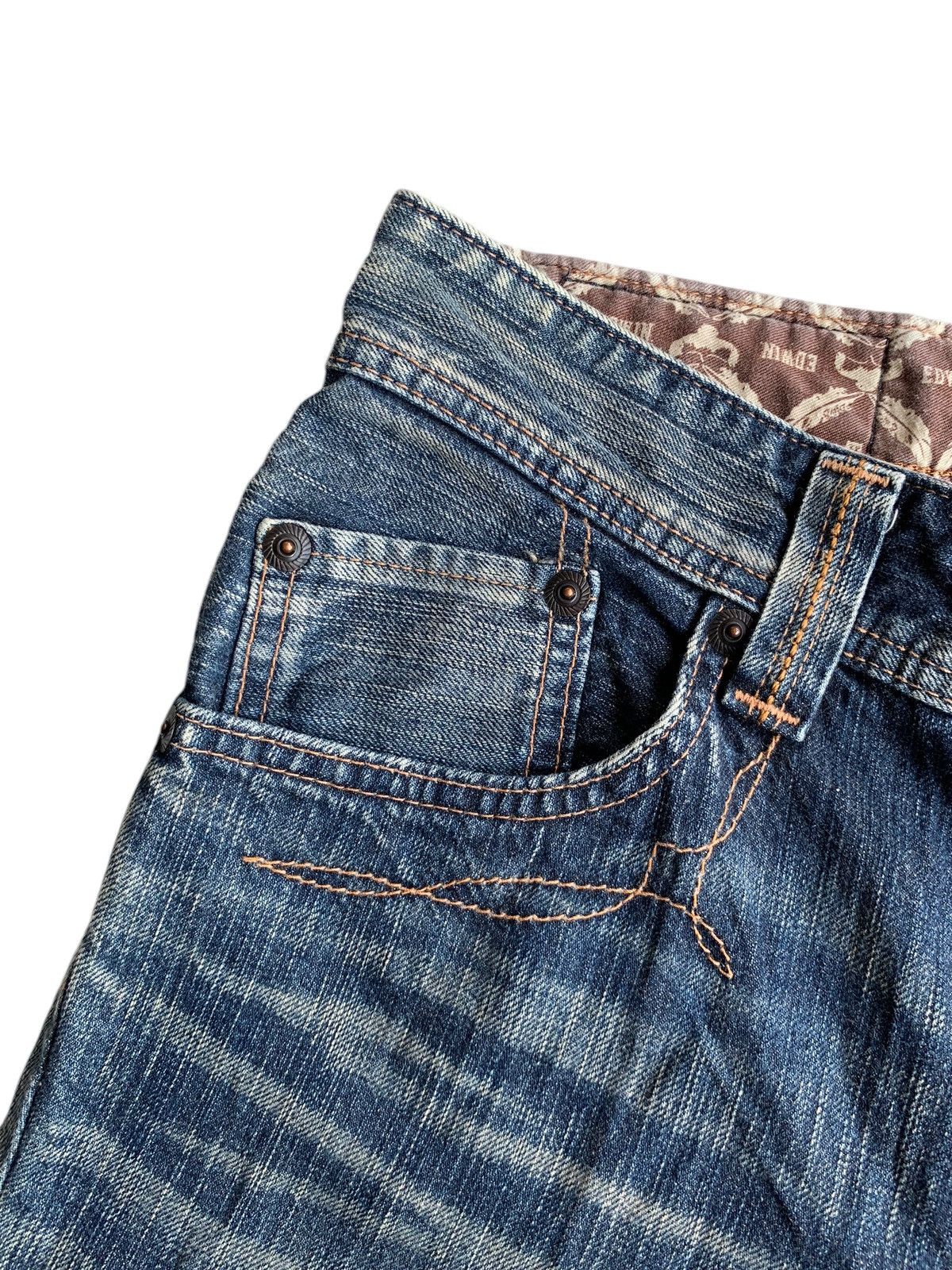 Kapital FLARE EDWIN NAVAJO HIPPIES STYLE & FADED AND RUSTY DENIM☠️🎌🌈 Size US 32 / EU 48 - 13 Thumbnail
