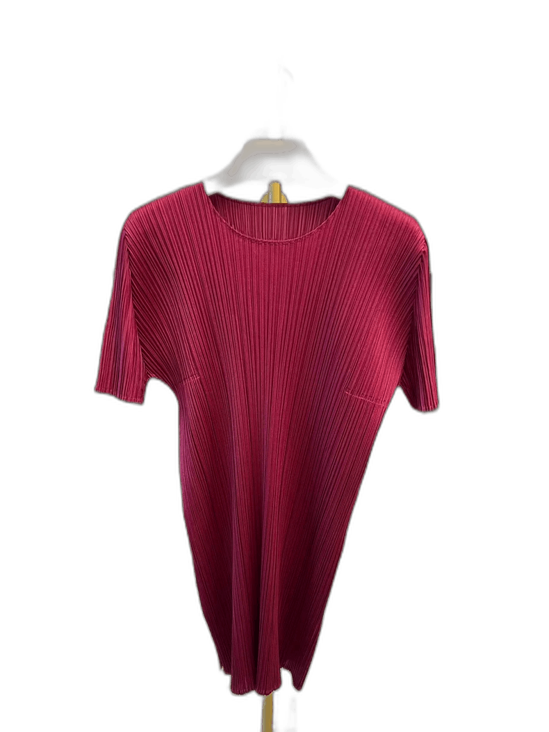 Issey Miyake Issey Miyake Long Vest Dress Plum Color-yf Size US M / EU 48-50 / 2 - 1 Thumbnail