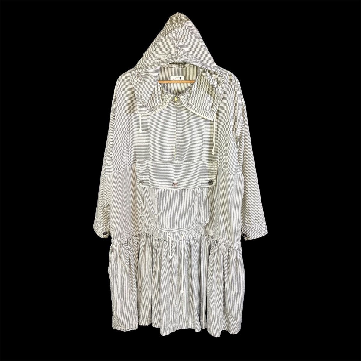 Issey Miyake Rare! Vintage Archive Issey Miyake Hickory Hoodie Dress Size XL / US 12-14 / IT 48-50 - 5 Thumbnail