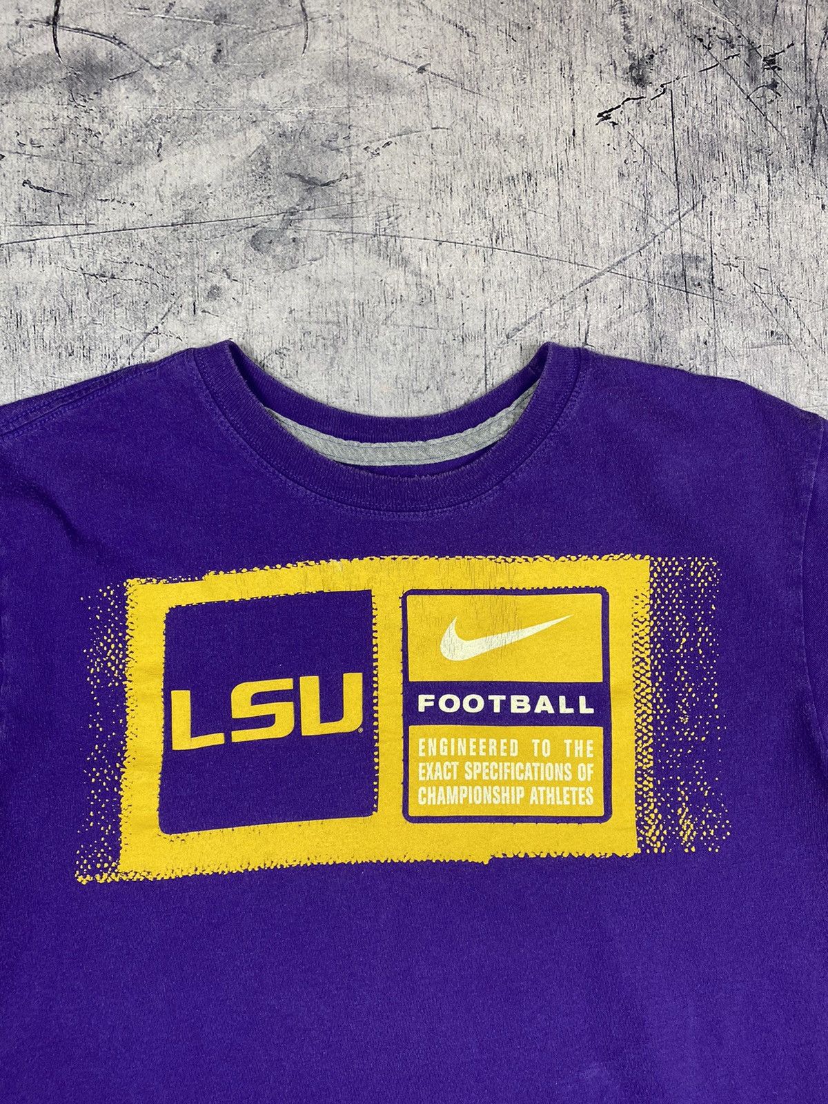 Nike Vintage Nike LSU Tigers Football Swoosh drill y2k Tee Size US M / EU 48-50 / 2 - 5 Thumbnail