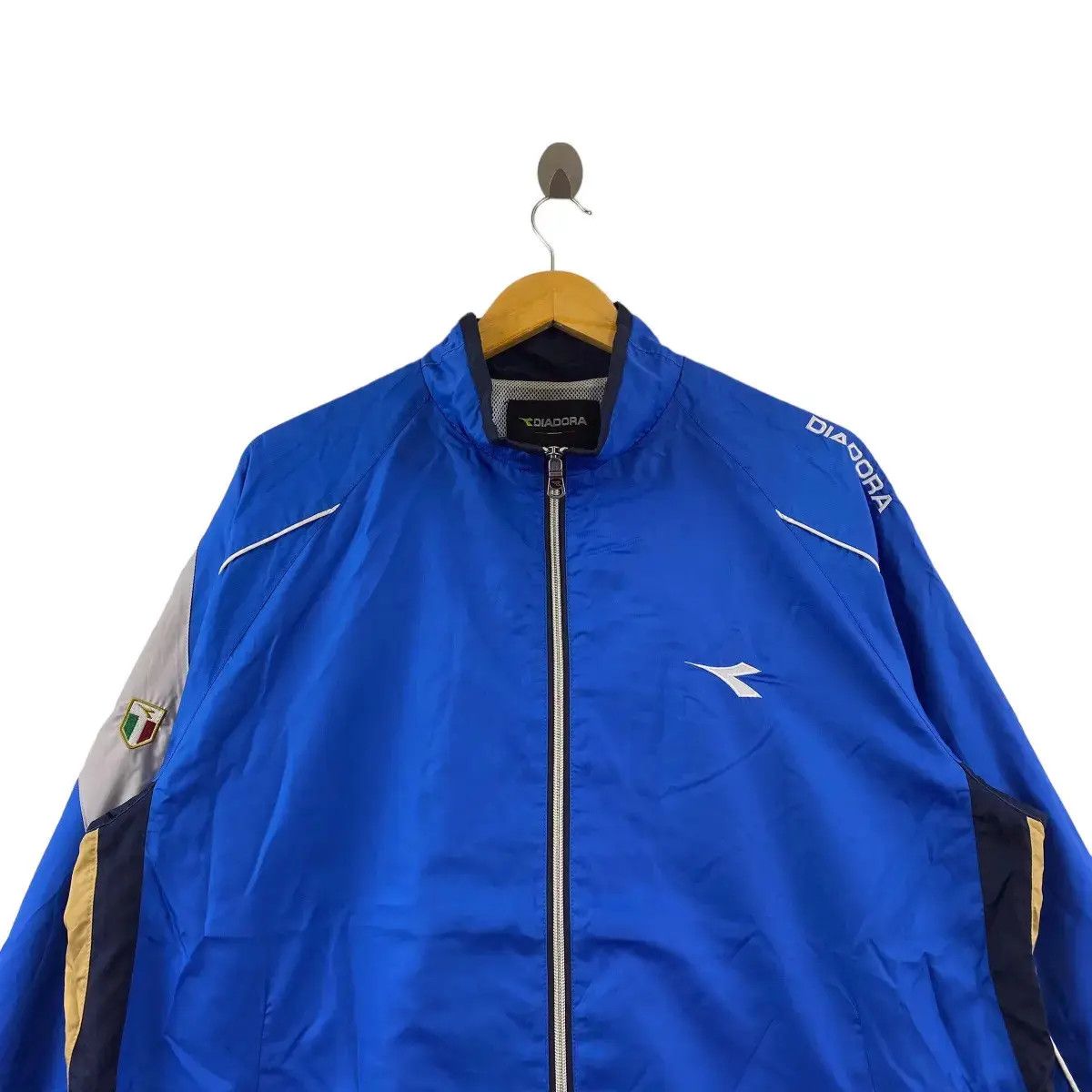 Diadora × Vintage Vintage DIADORA ITALY FOOTBALL Serie A Champion Jacket Size XXL / US 16-18 / IT 52-54 - 2 Thumbnail